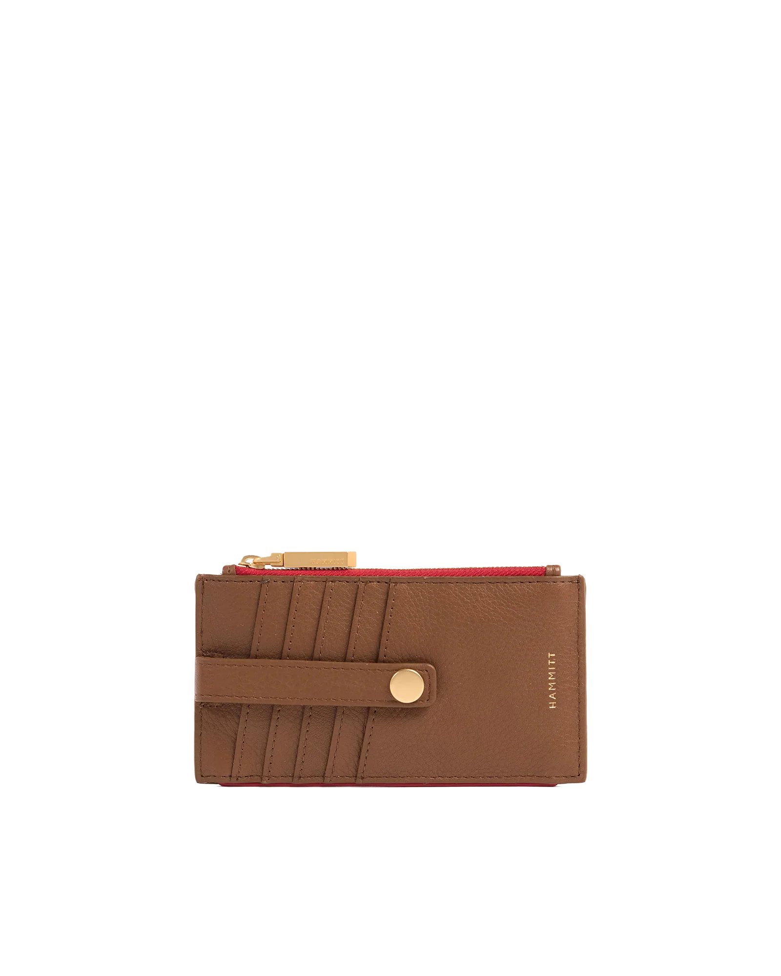 210 West | Mahogany Pebble/Brushed Gold Red Zip