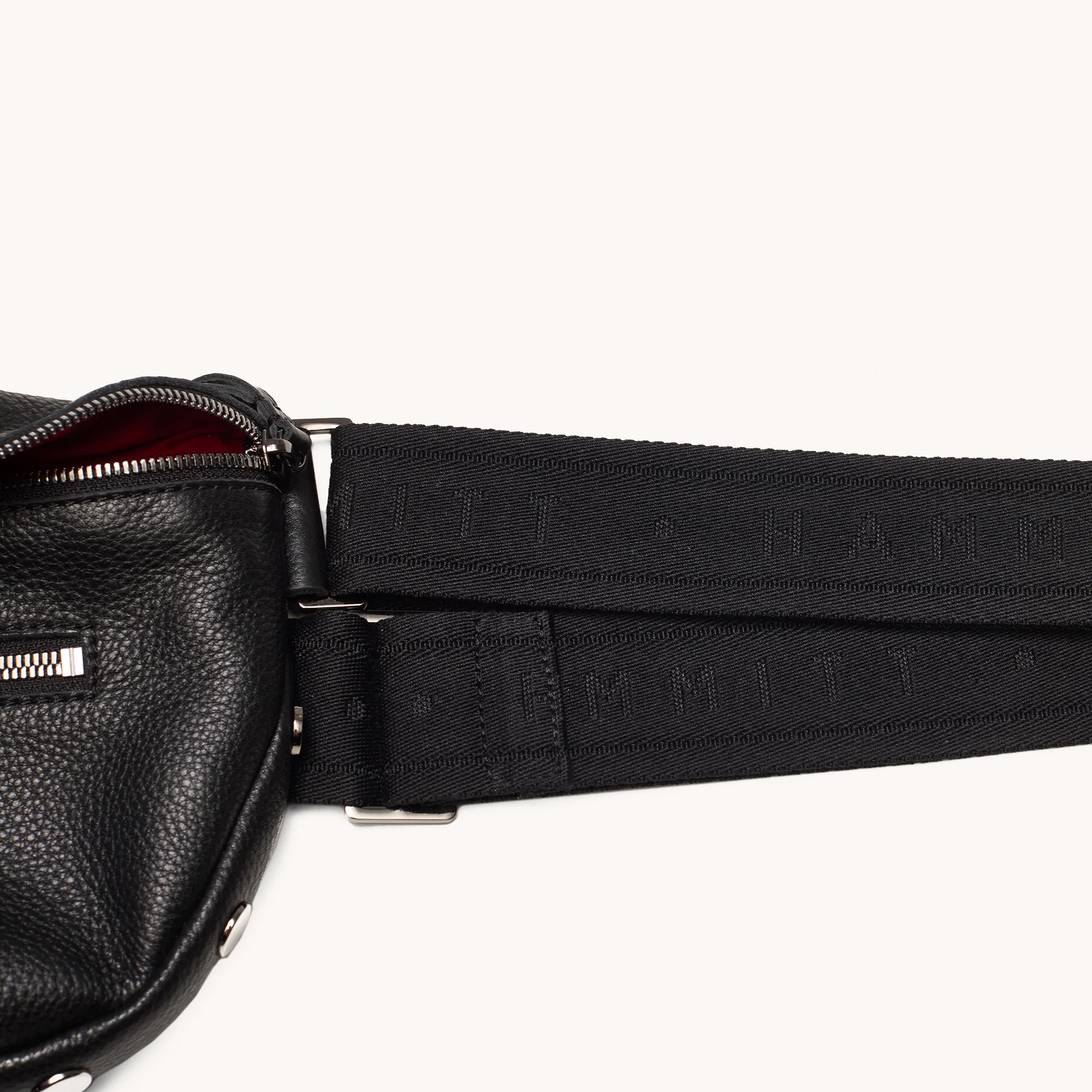 Charles Crossbody | Black/Gunmetal | Lrg - Image 7
