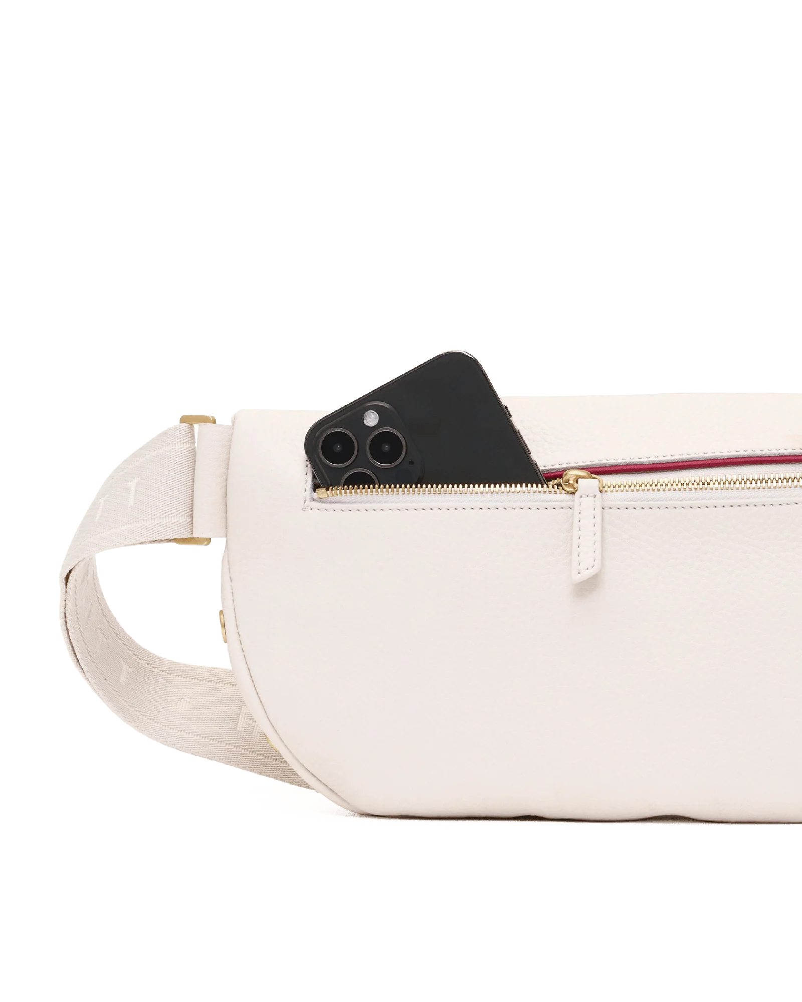 Charles Crossbody | Calla Lily White/Brushed Gold | Lrg - Image 4