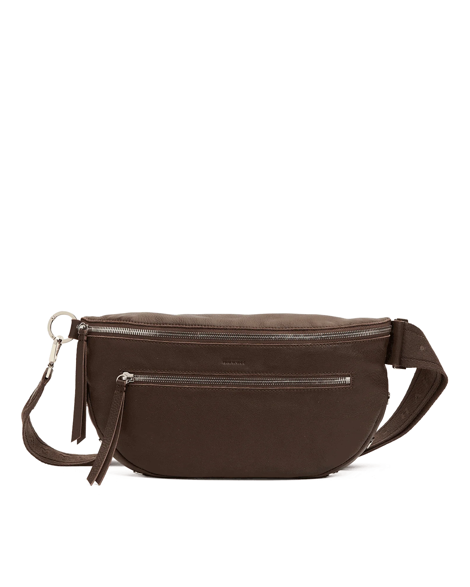 Charles Crossbody | Espresso Pebble/Silver | Lrg - Image 6