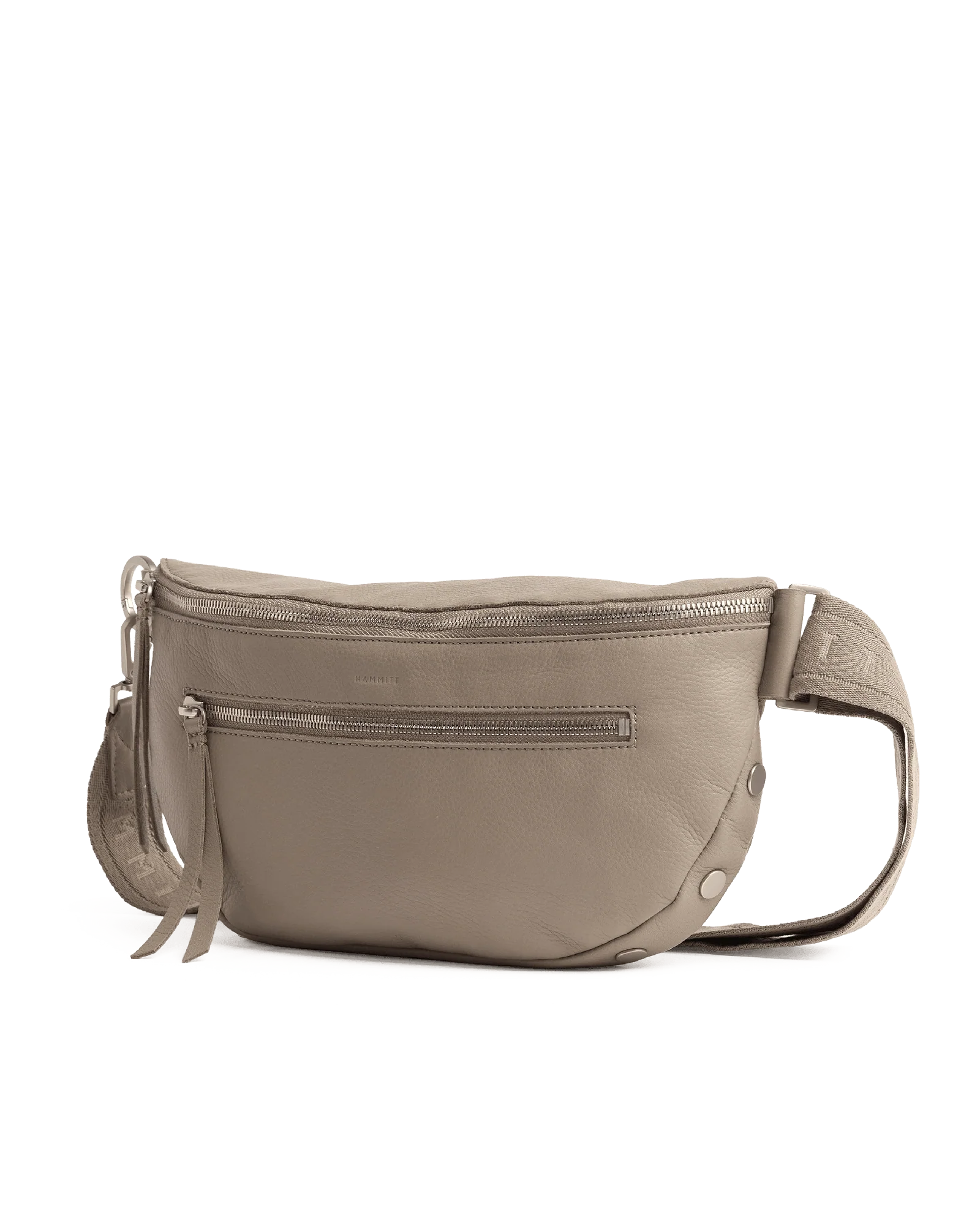 Charles Crossbody | Pewter Pebble/Brushed Silver | Lrg - Image 3