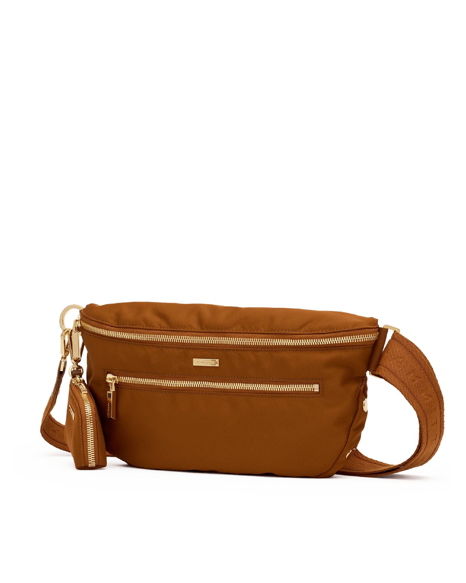 Charles Crossbody | Amber Nylon/Gold | Lrg - Image 6