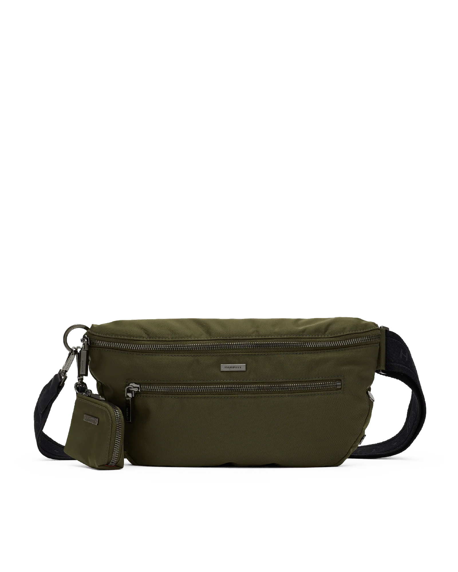 Charles Crossbody | Jade Nylon/Gunmetal | Lrg