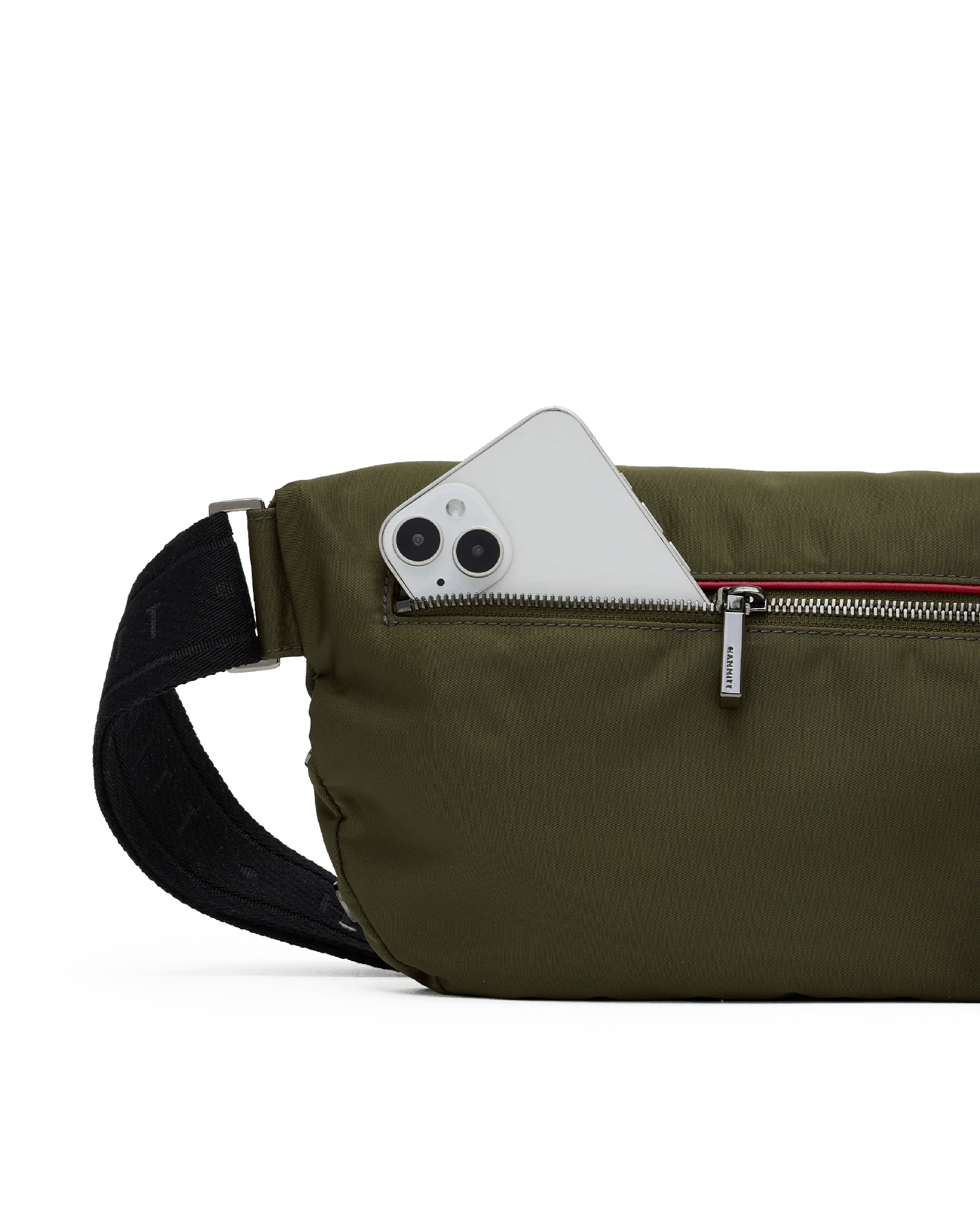 Charles Crossbody | Jade Nylon/Gunmetal | Lrg - Image 5