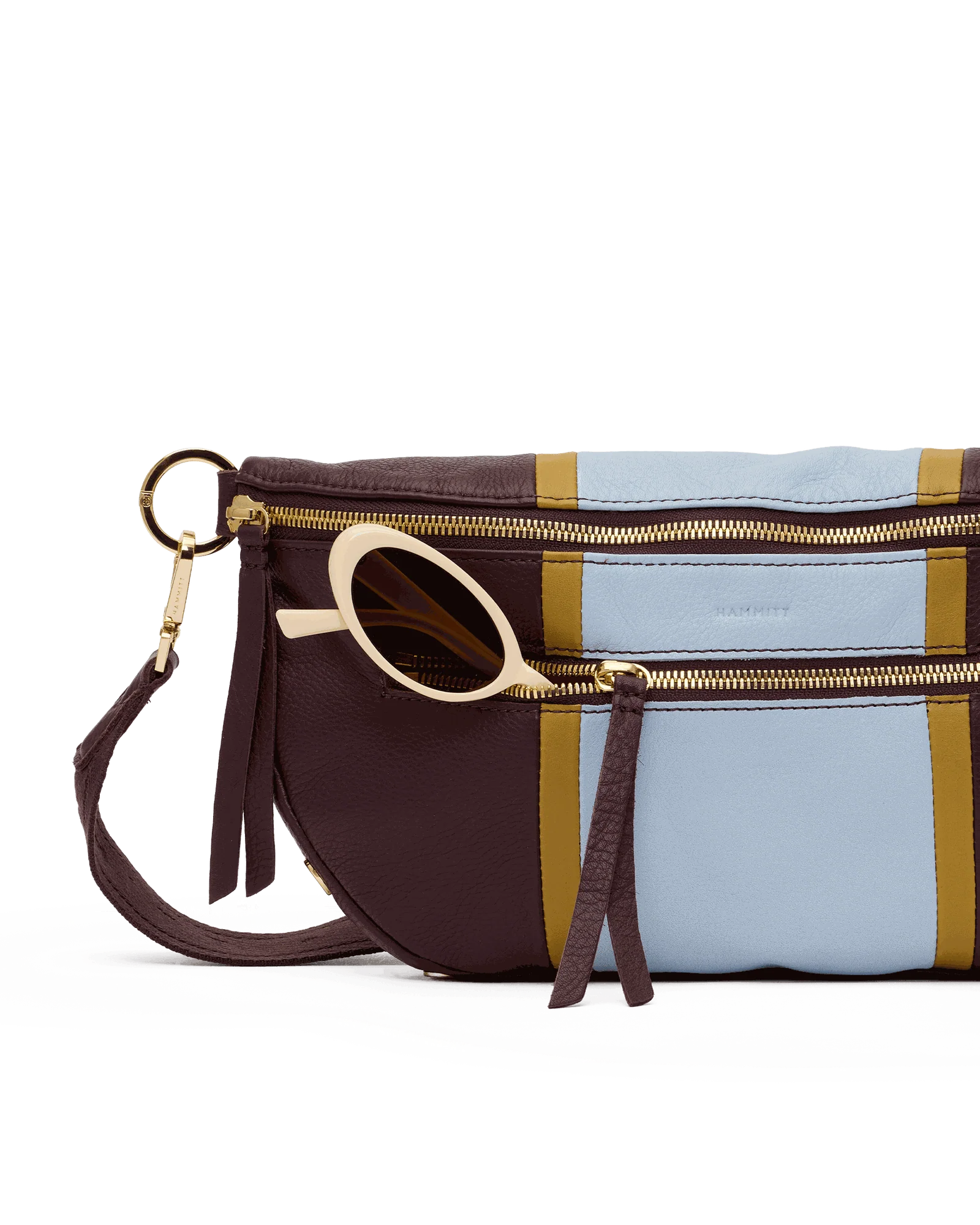 Charles Crossbody | Regatta Stripe/Gold | Lrg - Image 7