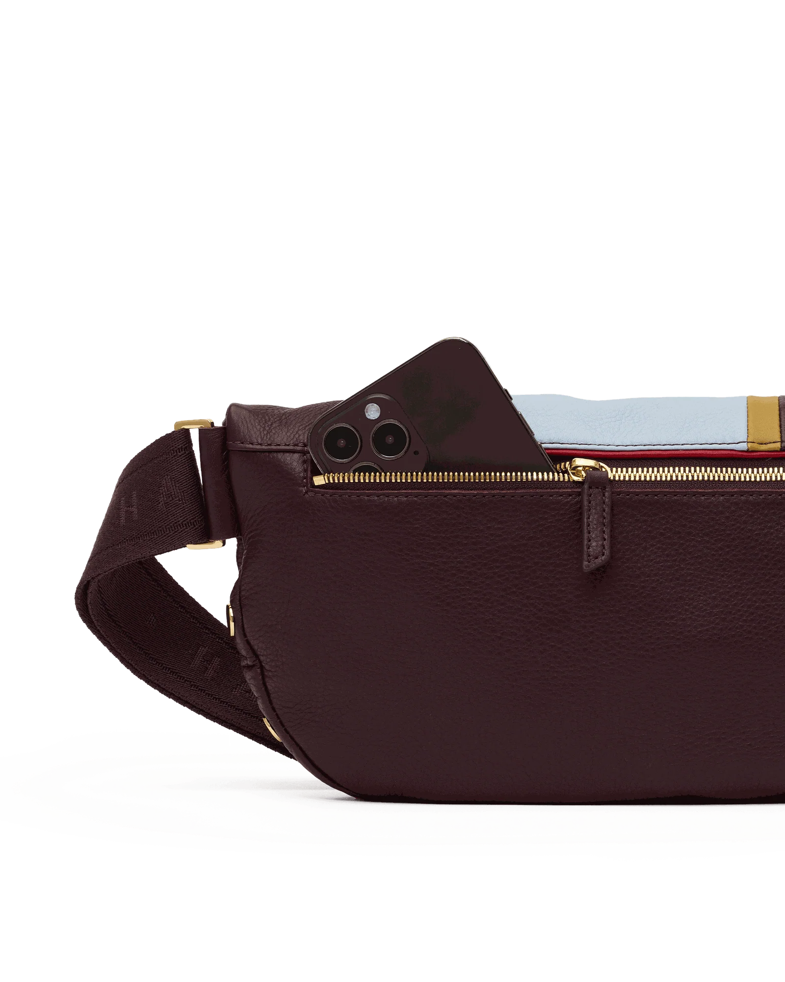 Charles Crossbody | Regatta Stripe/Gold | Lrg - Image 8