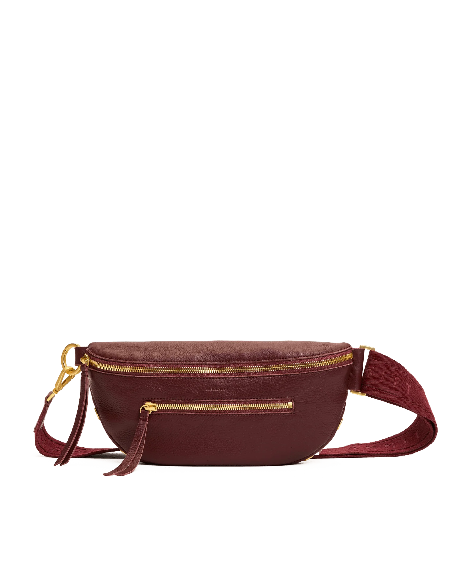 Charles Crossbody | Cherrywood Pebble/Brushed Gold | Med