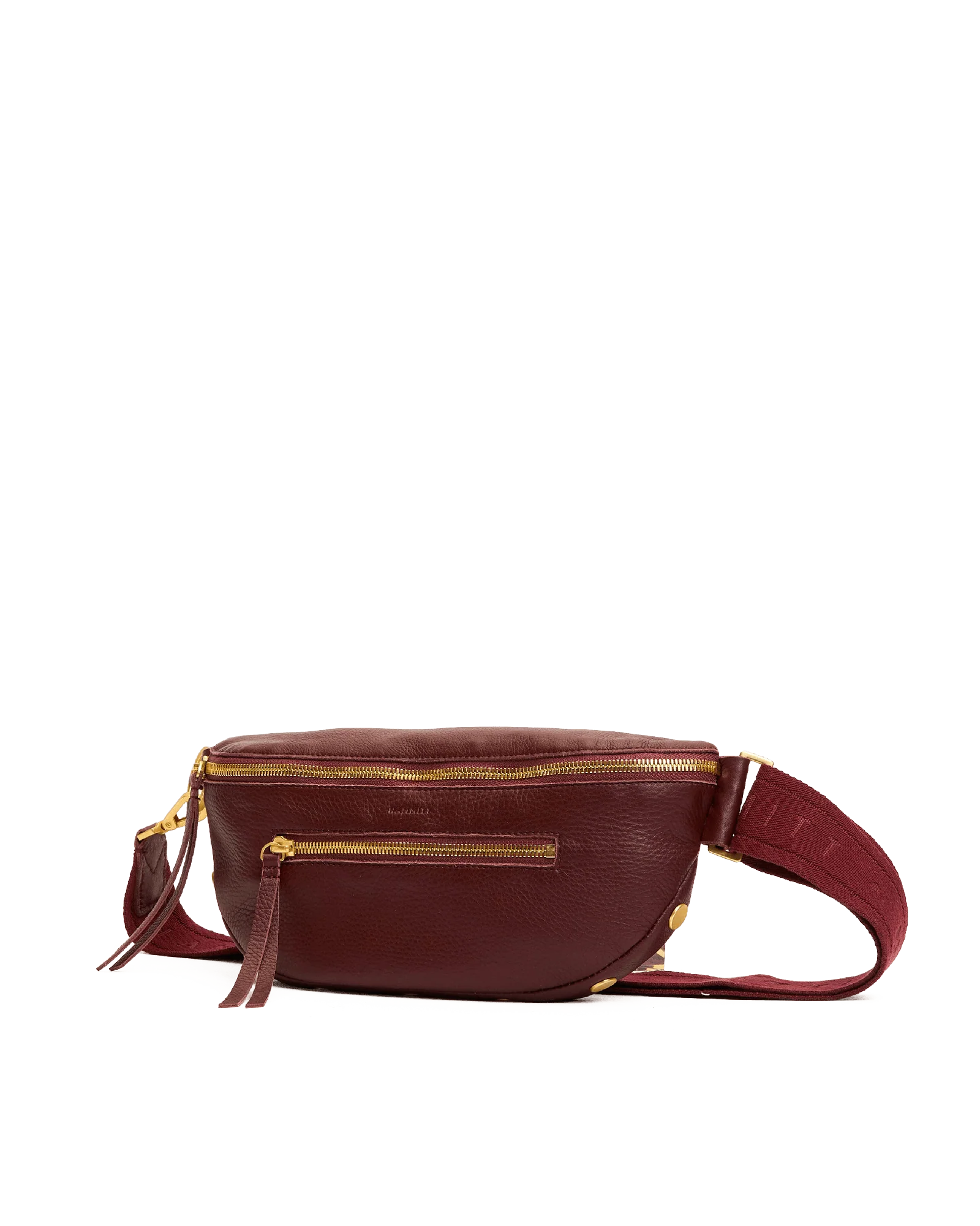 Charles Crossbody | Cherrywood Pebble/Brushed Gold | Med - Image 5