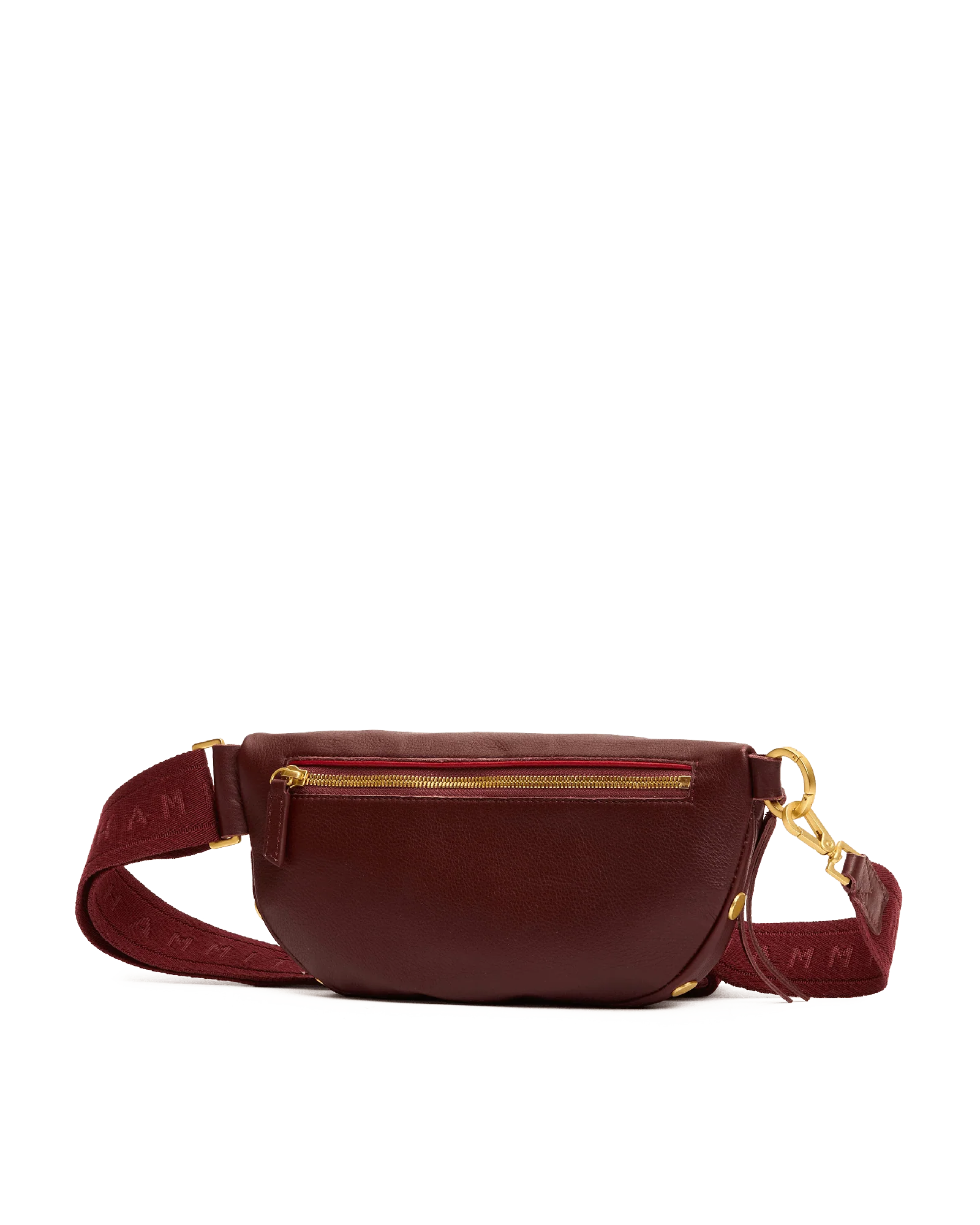 Charles Crossbody | Cherrywood Pebble/Brushed Gold | Med - Image 6
