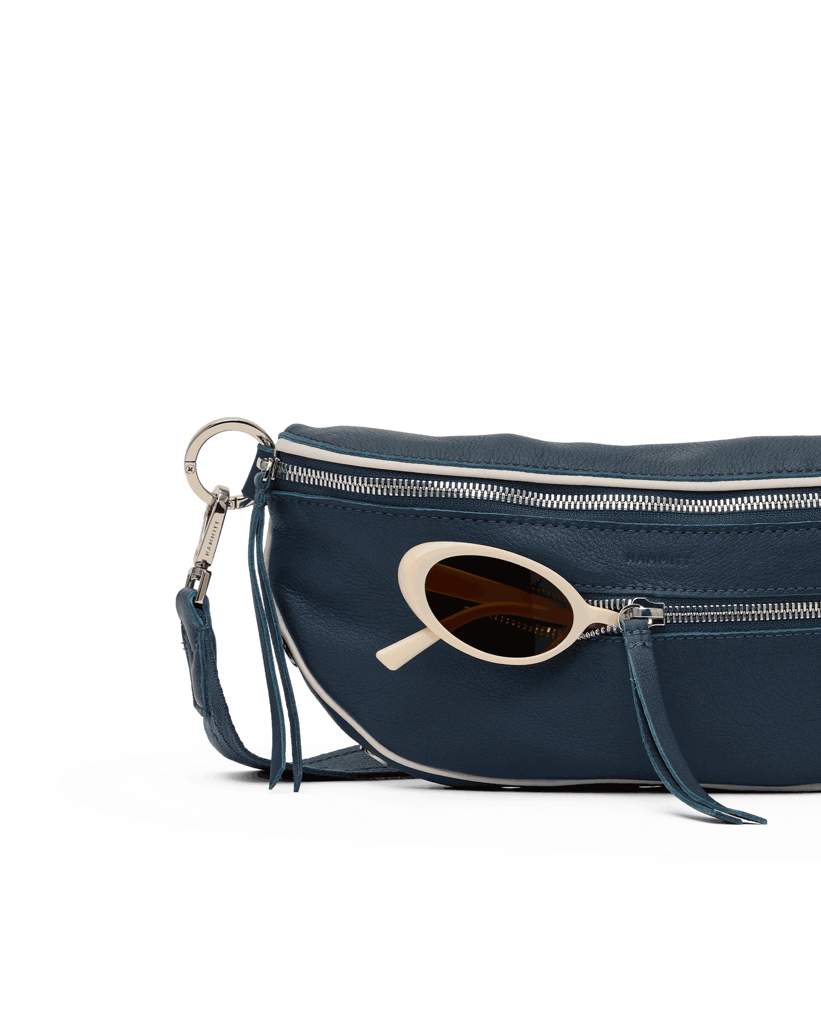 Charles Crossbody | Nautical Navy/Silver | Med - Image 7