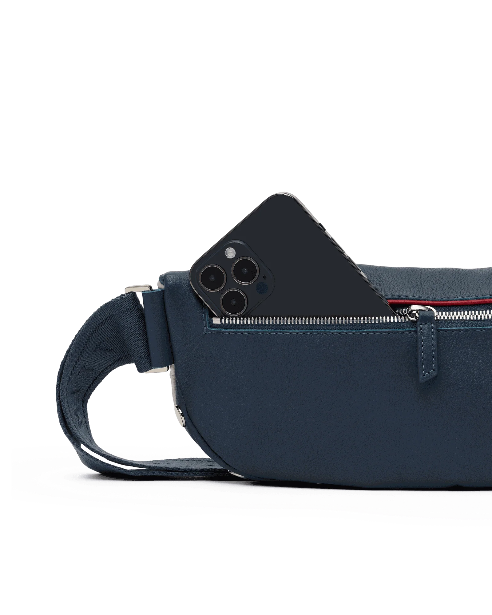 Charles Crossbody | Nautical Navy/Silver | Med - Image 8