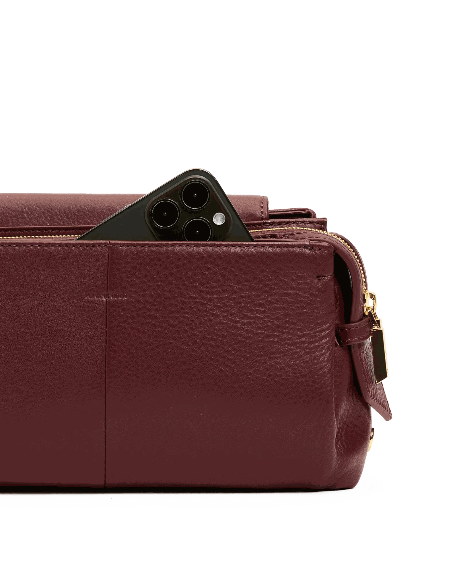 Charlotte | Cherrywood Pebble/Gold | Med - Image 10