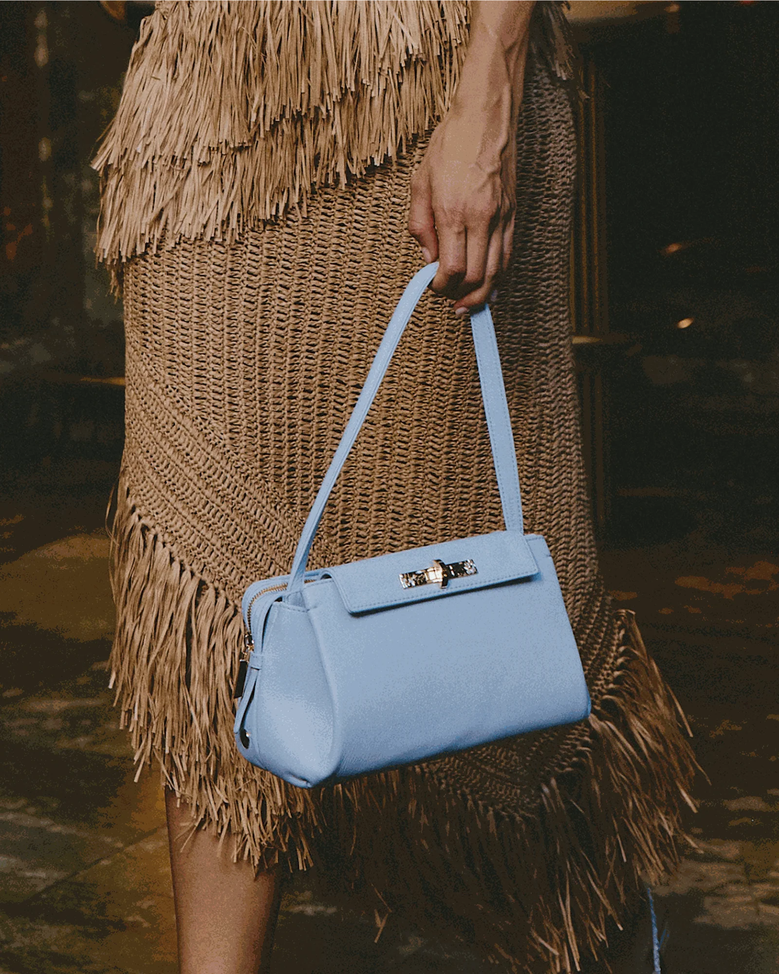 Charlotte | Hazy Blue/Gold | Med - Image 5