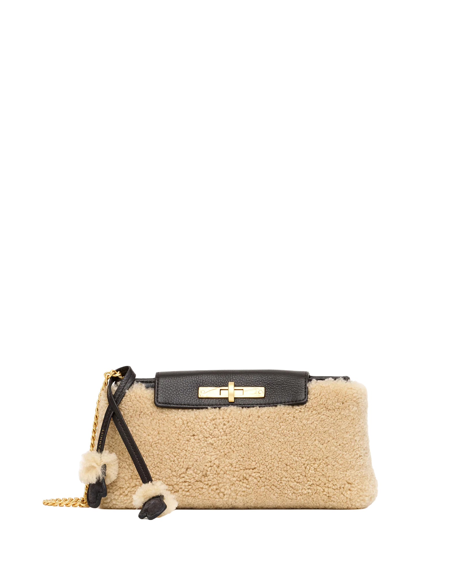 Charlotte | Sundance Shearling/Brushed Gold | Sml