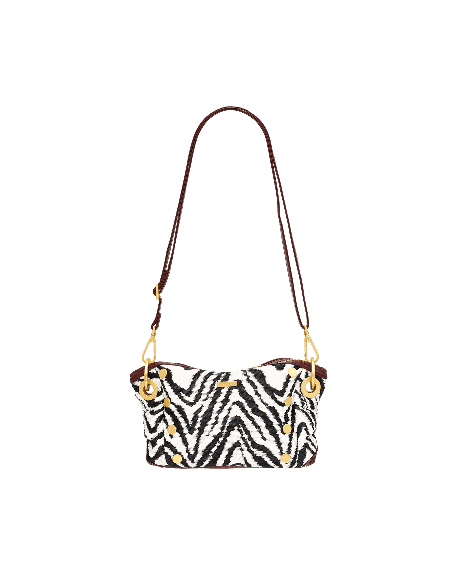Daniel Crossbody Clutch | Zebra/Brushed Gold | Sml - Image 10
