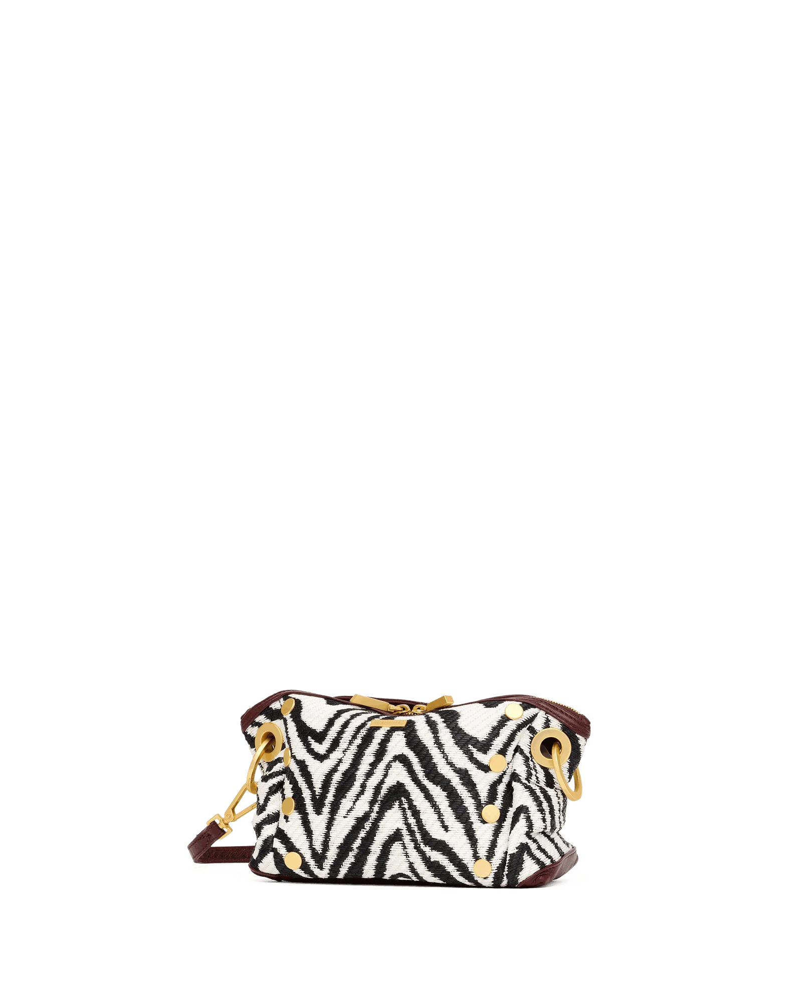 Daniel Crossbody Clutch | Zebra/Brushed Gold | Sml - Image 8