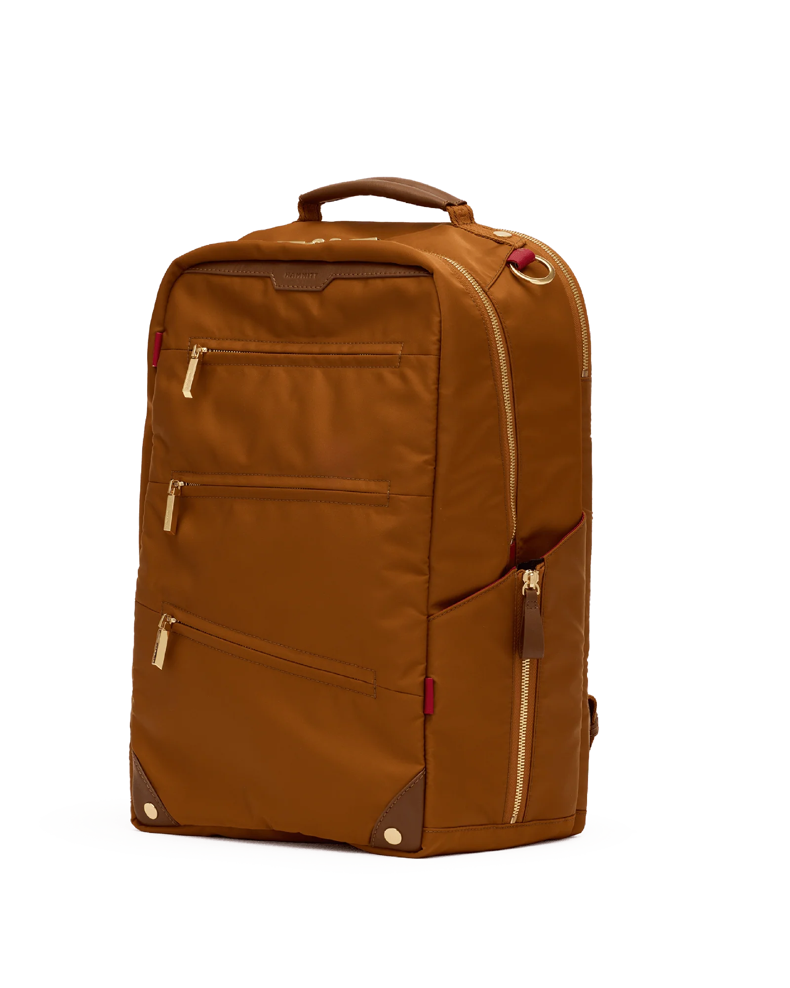 Eden Backpack | Amber Nylon/Gold