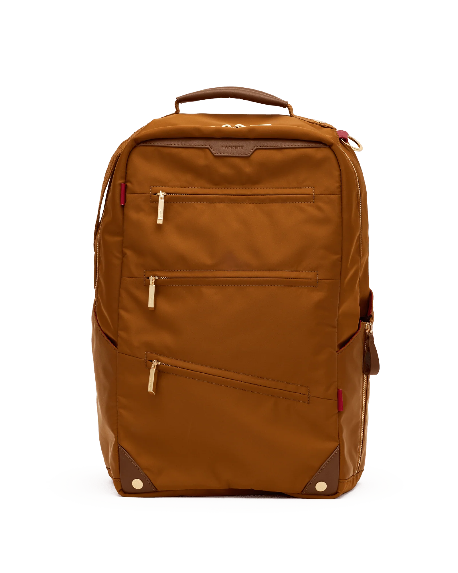 Eden Backpack | Amber Nylon/Gold - Image 5