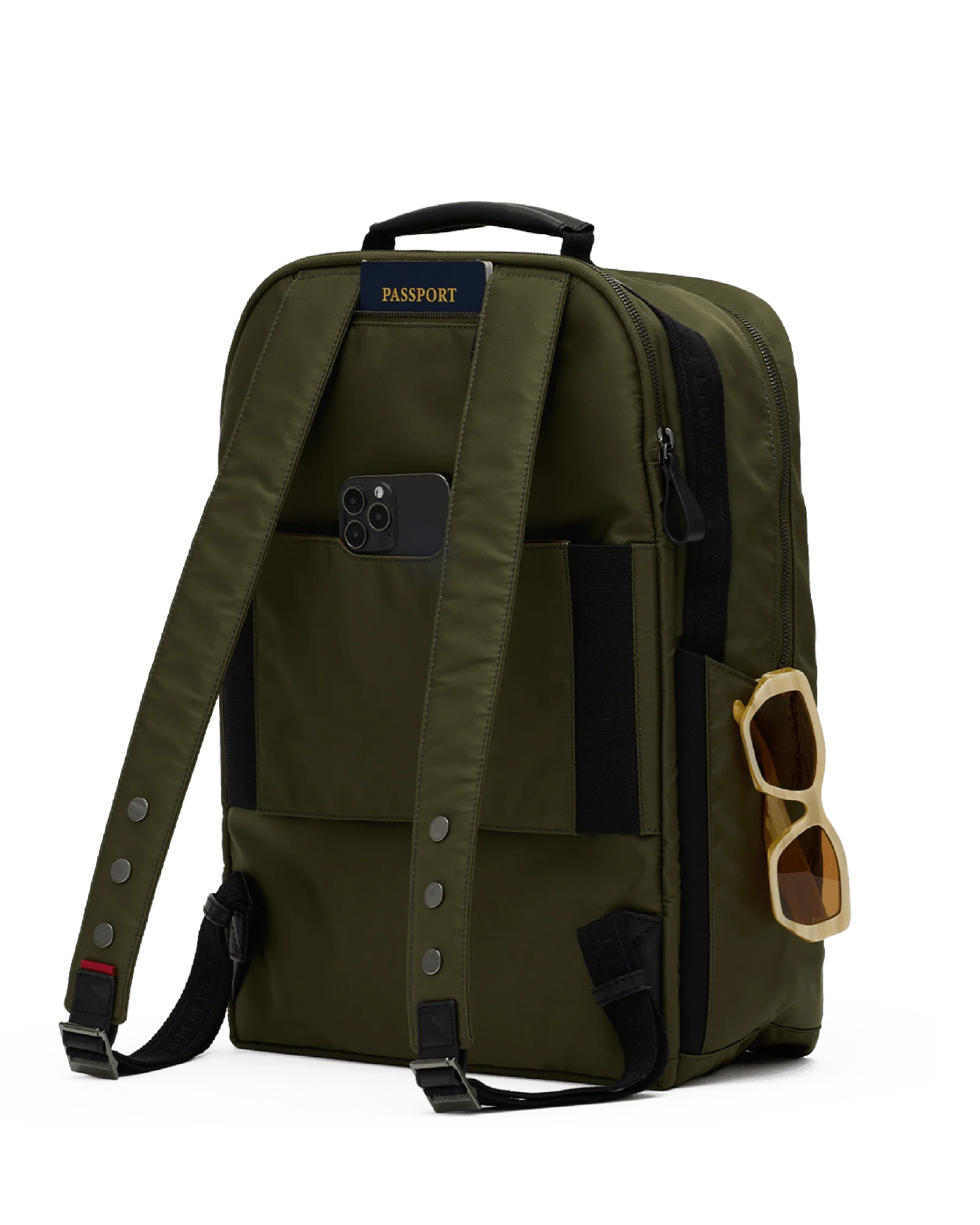 Eden Backpack | Jade Nylon/Gunmetal - Image 9