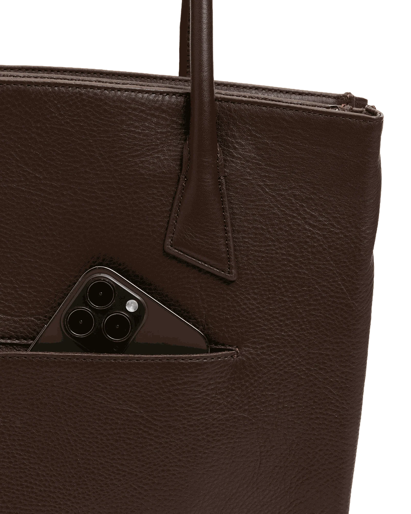Elle Work Carry | Espresso Pebble/Silver - Image 10