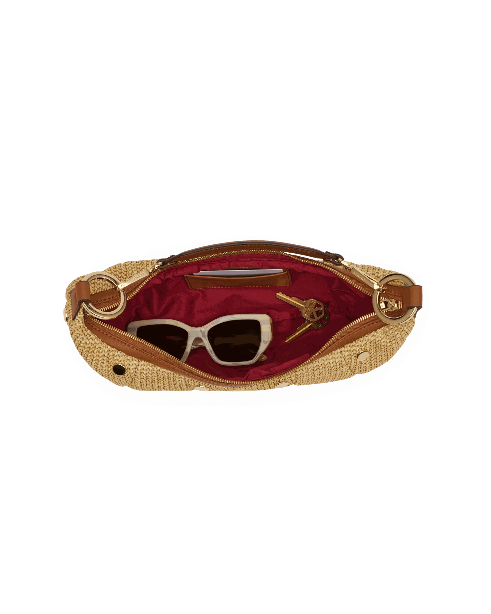 Erica | Cocoa Raffia/Gold | Sml - Image 11