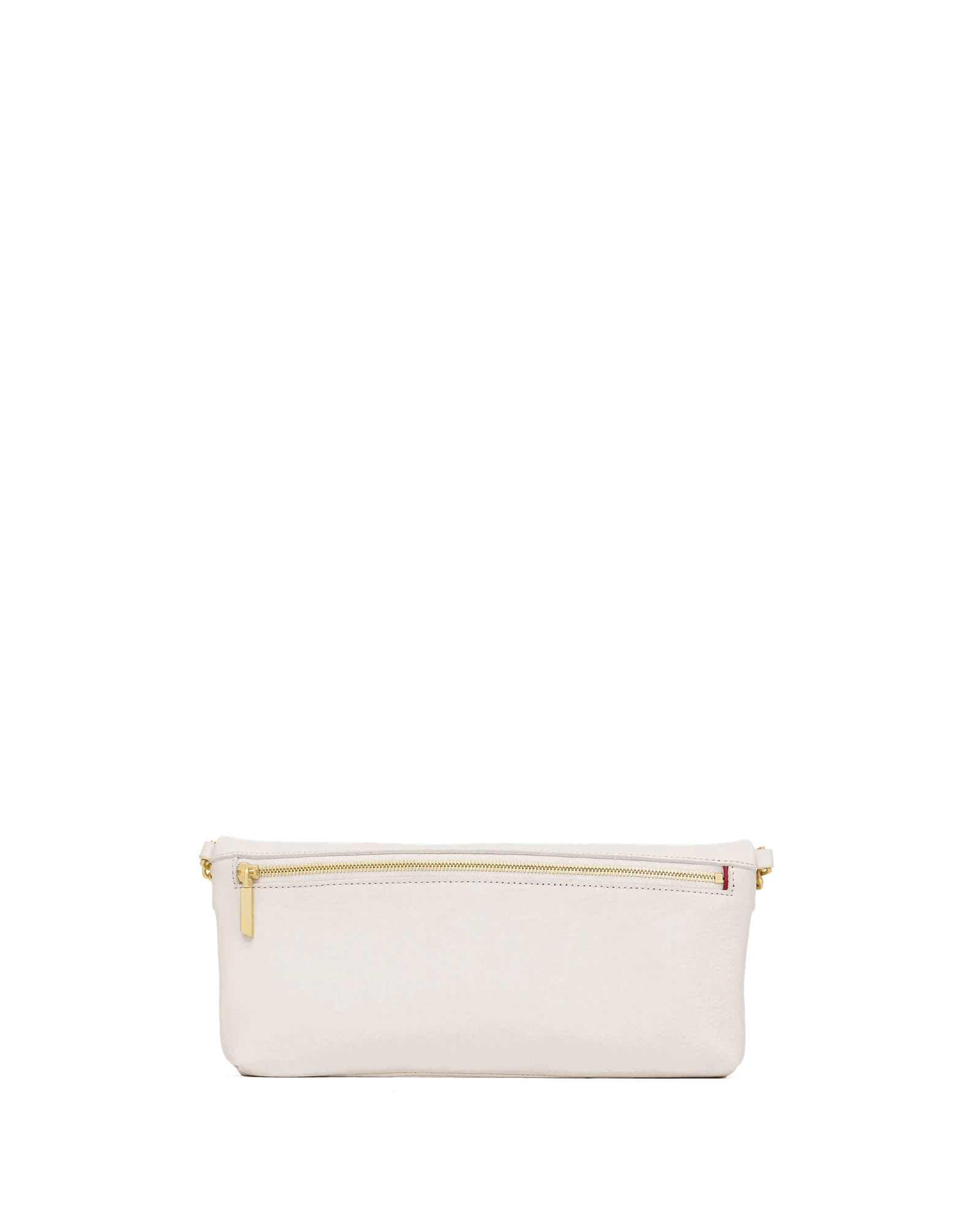 Invitation Clutch | Calla Lily White/Brushed Gold - Image 9