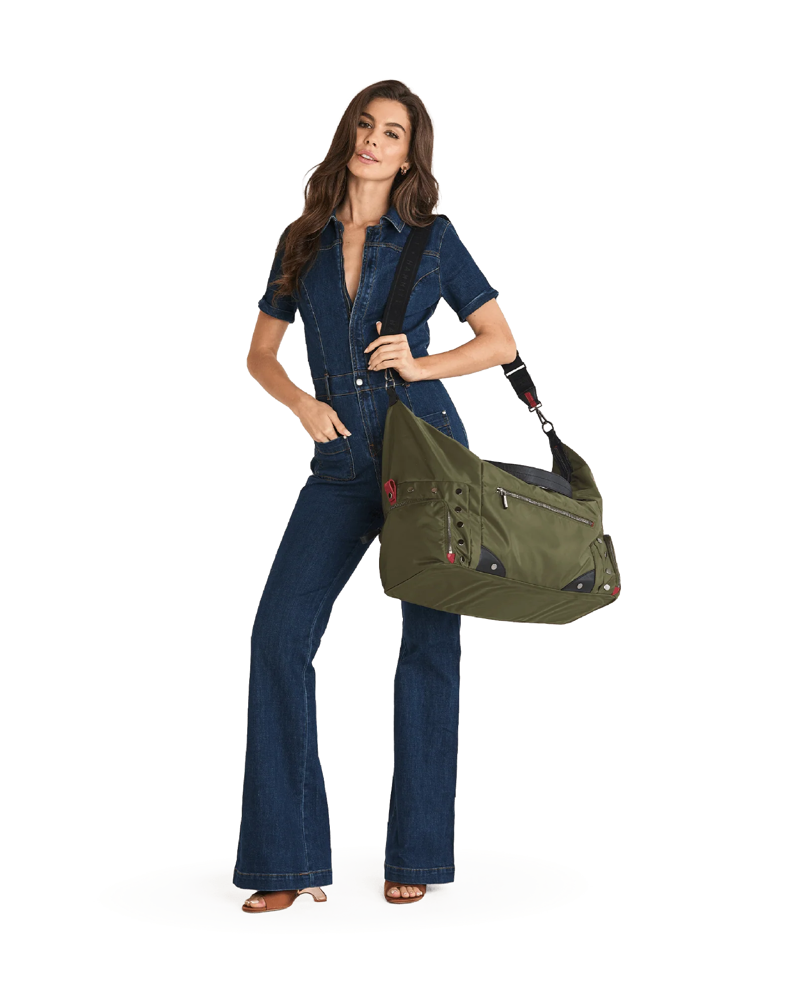 Ivy Weekender | Jade Nylon/Gunmetal - Image 3
