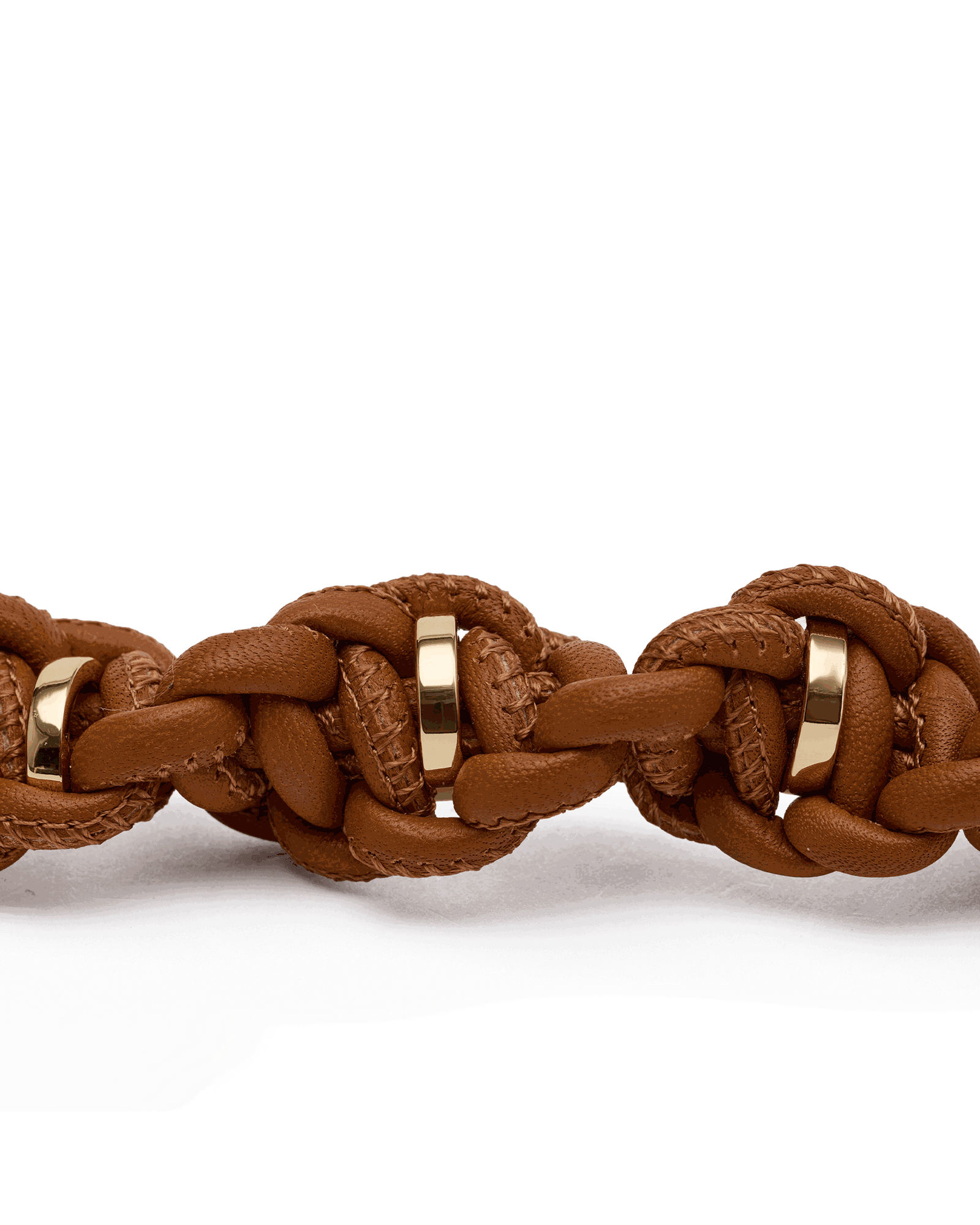 Knotted Key Ring | Cocoa/Gold - Image 6