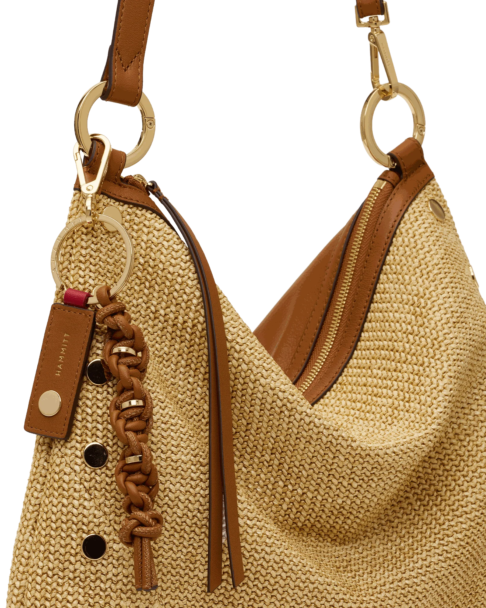 Knotted Key Ring | Cocoa/Gold - Image 7