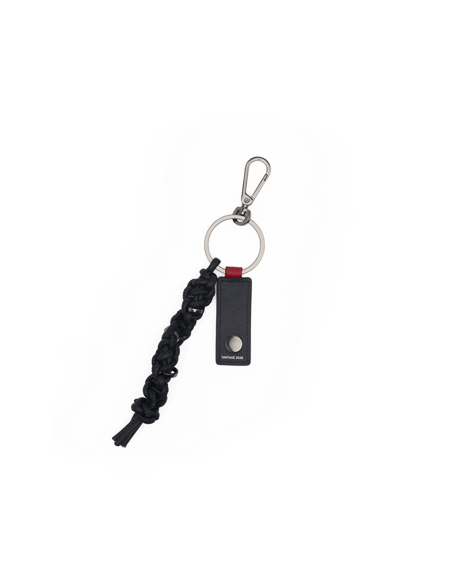 Knotted Key Ring | Noir Smooth/Gunmetal - Image 2