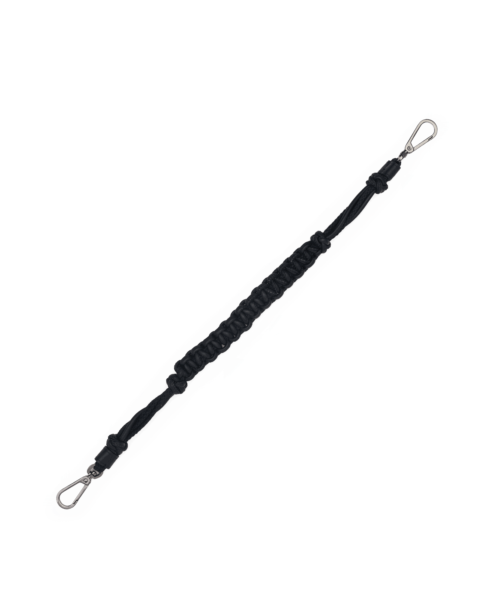 Knotted Short Strap | Noir Smooth/Gunmetal - Image 2