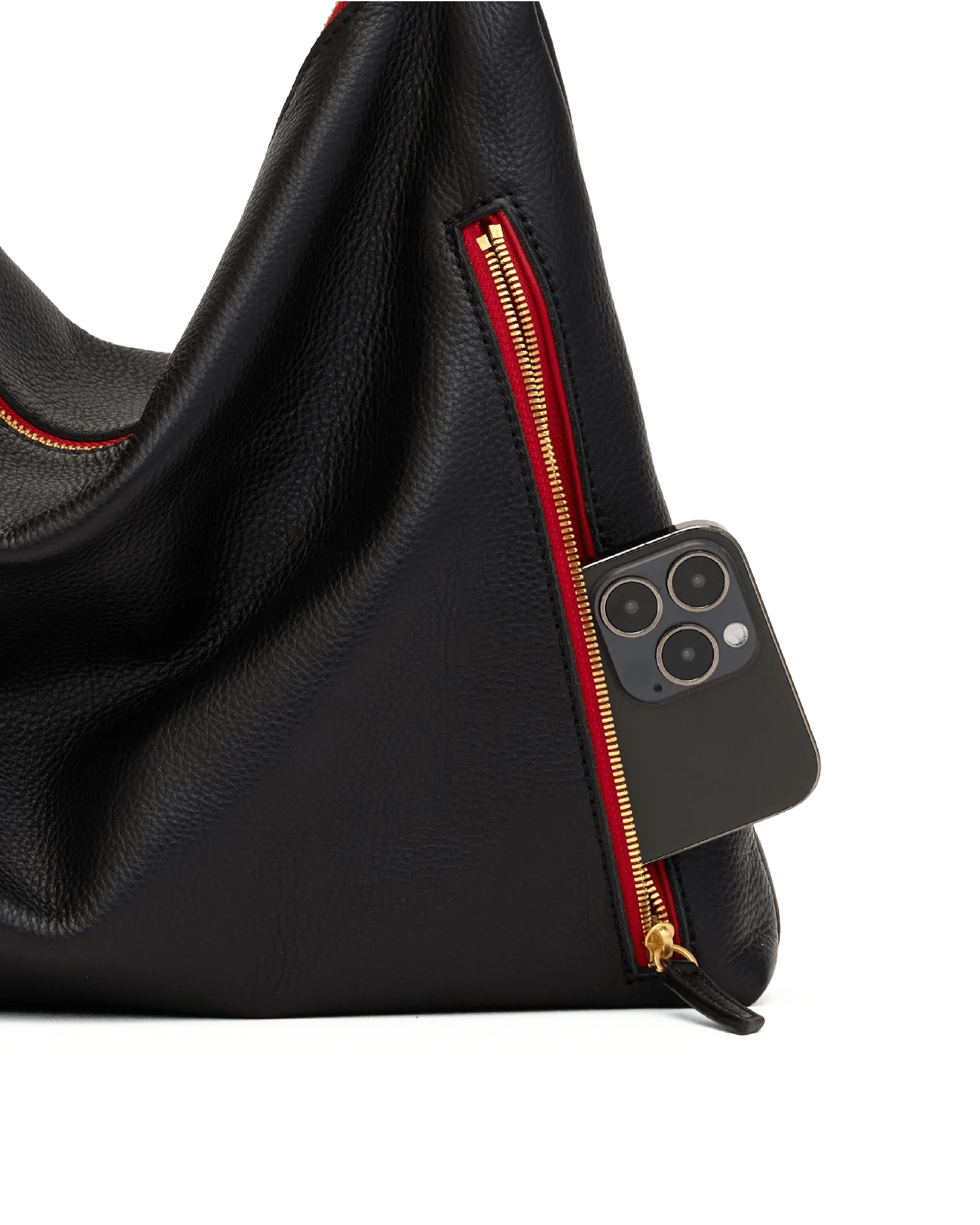 Kyle | Black/Brushed Gold Red Zip | Lrg - Image 8