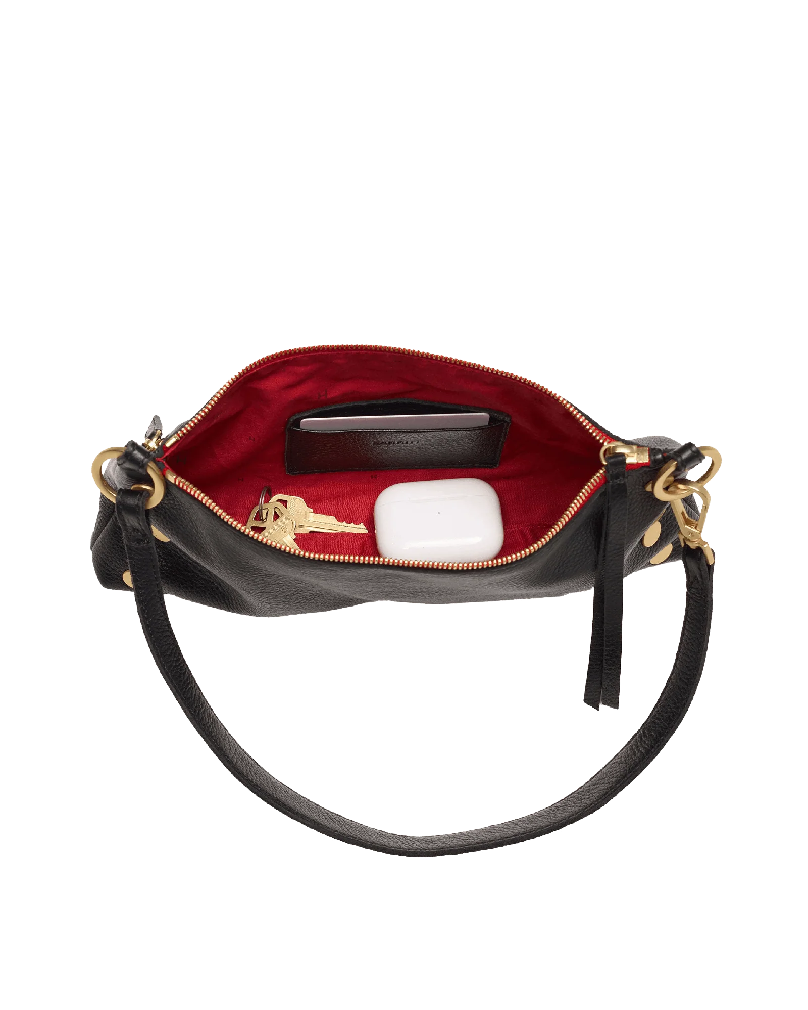 Kyle | Black/Brushed Gold Red Zip | Sml - Image 15