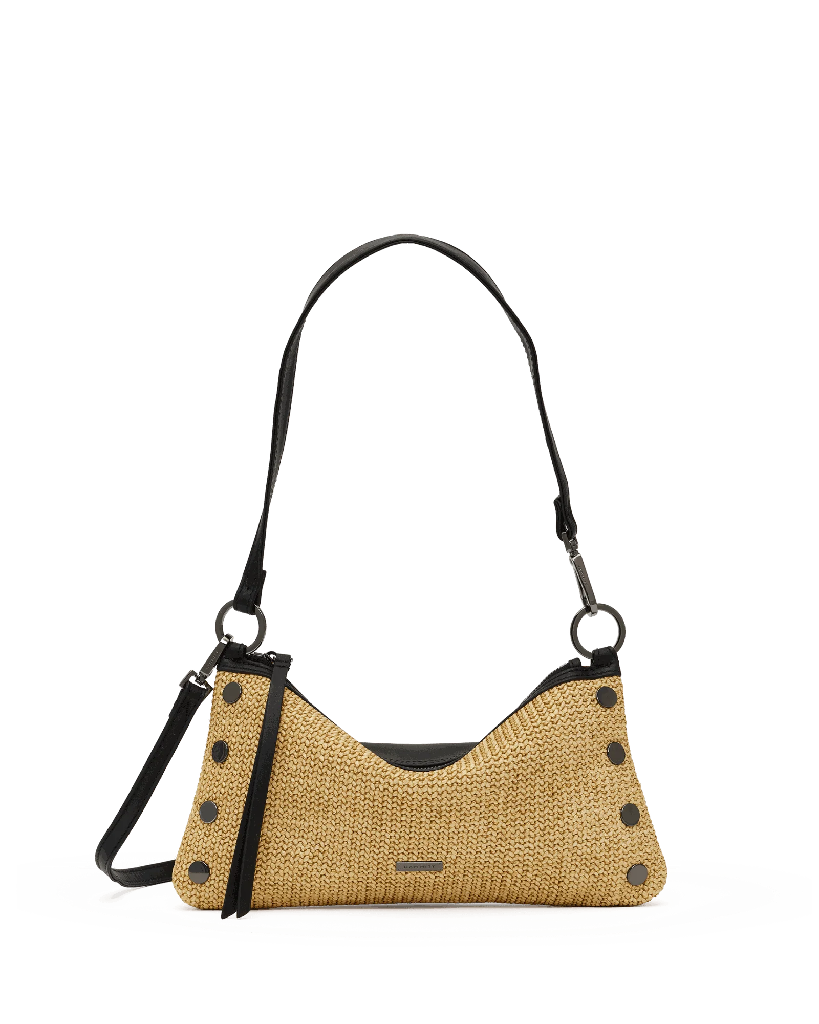 Kyle | Noir Smooth Raffia/Gunmetal | Sml