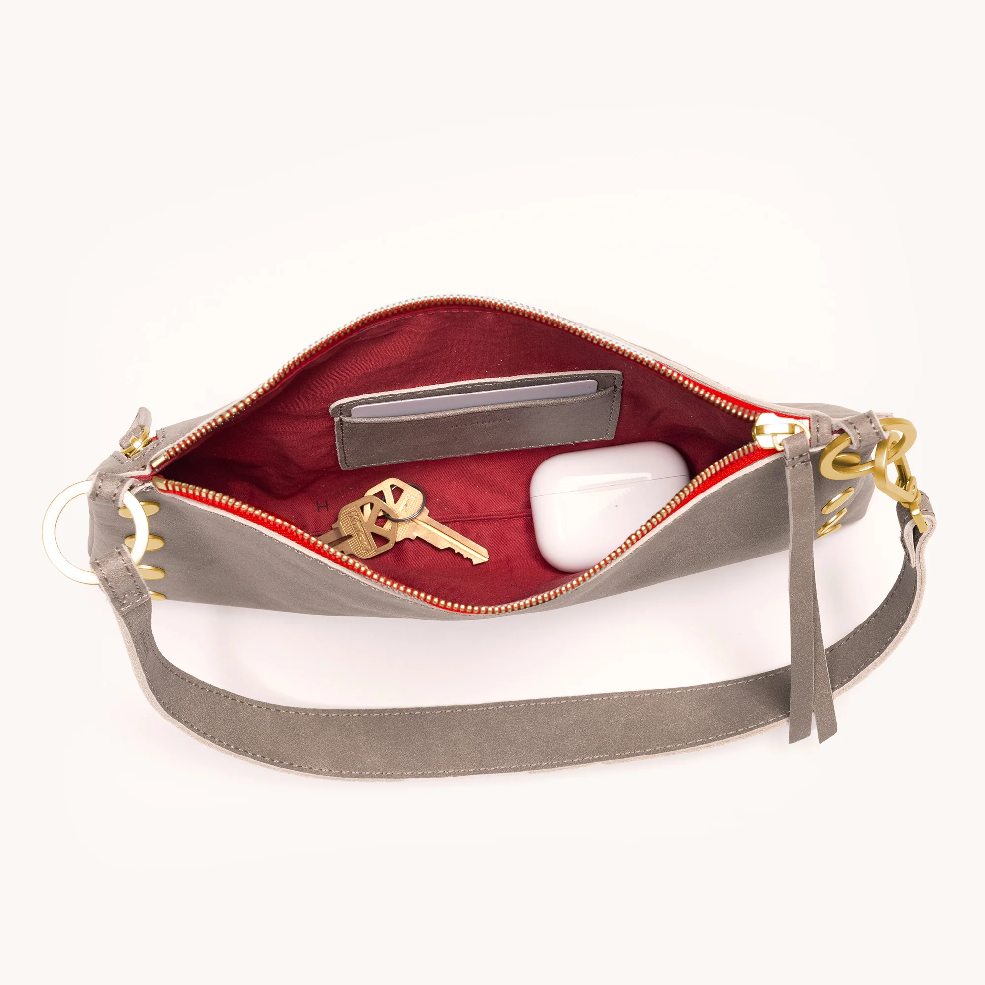Kyle | Pewter/Brushed Gold Red Zip - Image 8