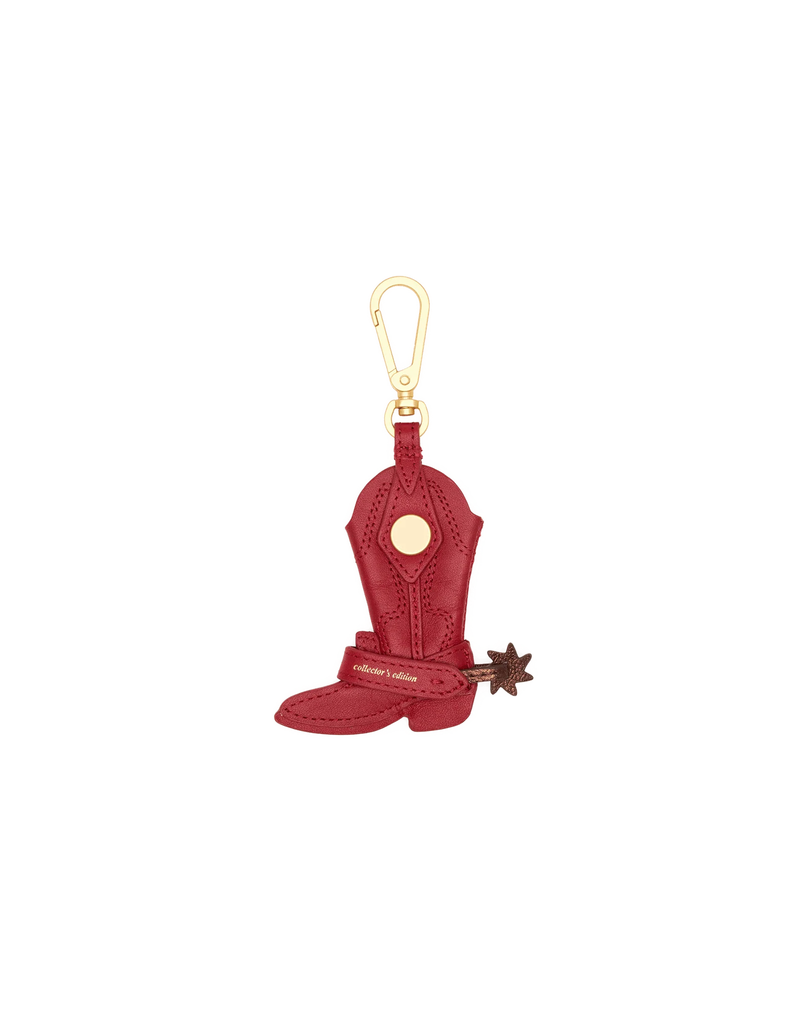 Lauri Boot Charm | Red Flare/Brushed Gold - Image 4