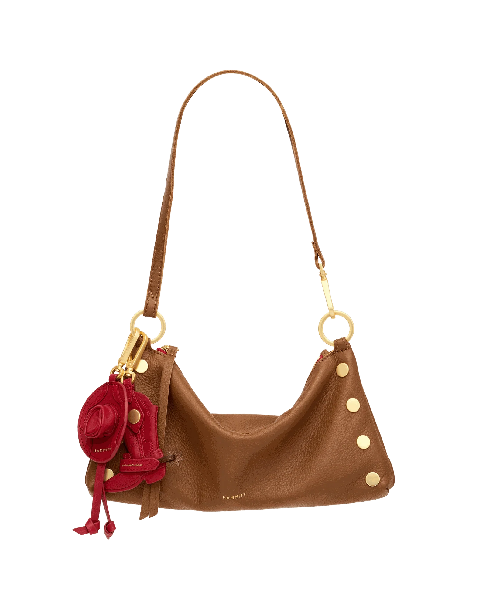 Lauri Boot Charm | Red Flare/Brushed Gold - Image 5