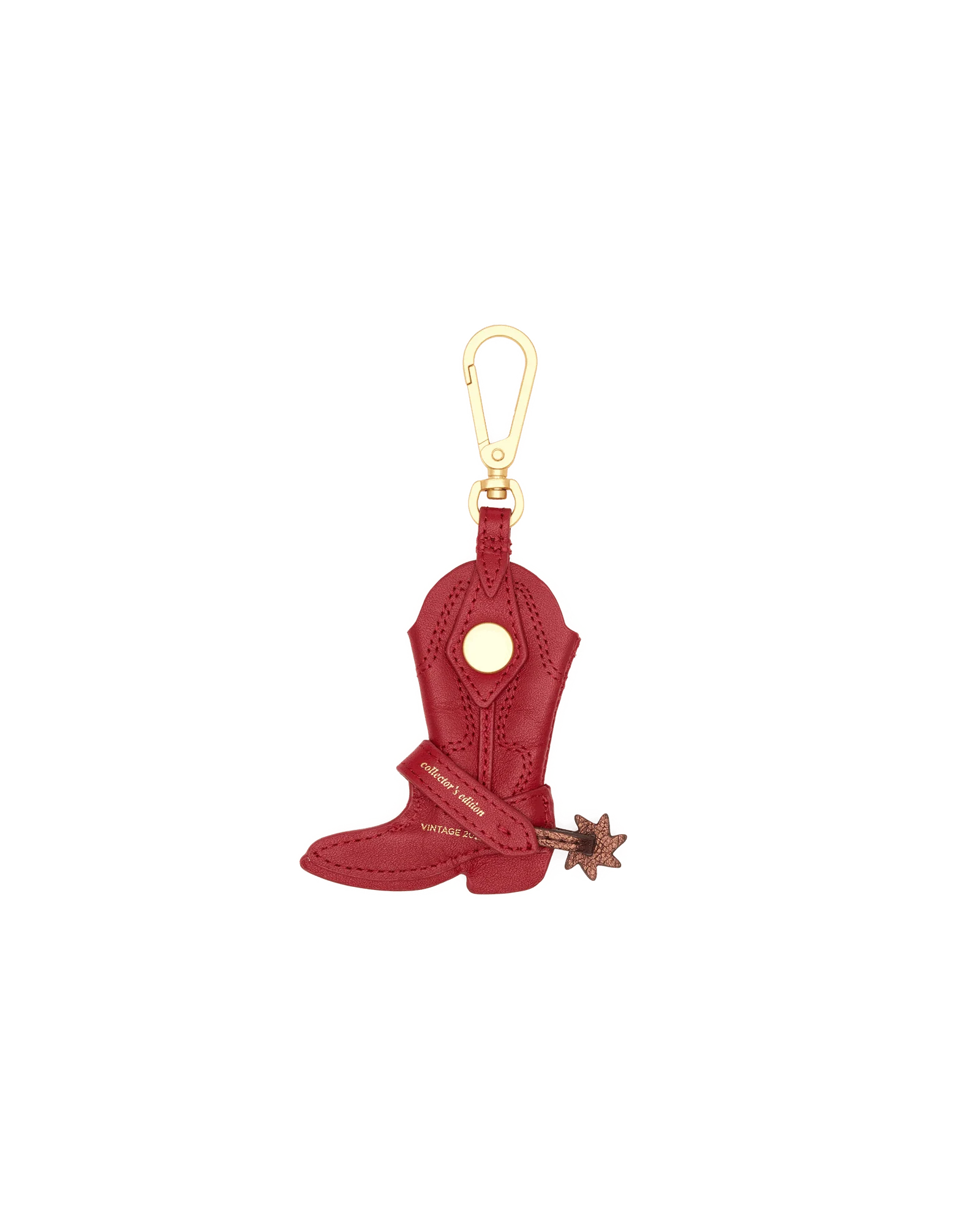 Lauri Boot Charm | Red Flare/Brushed Gold - Image 7