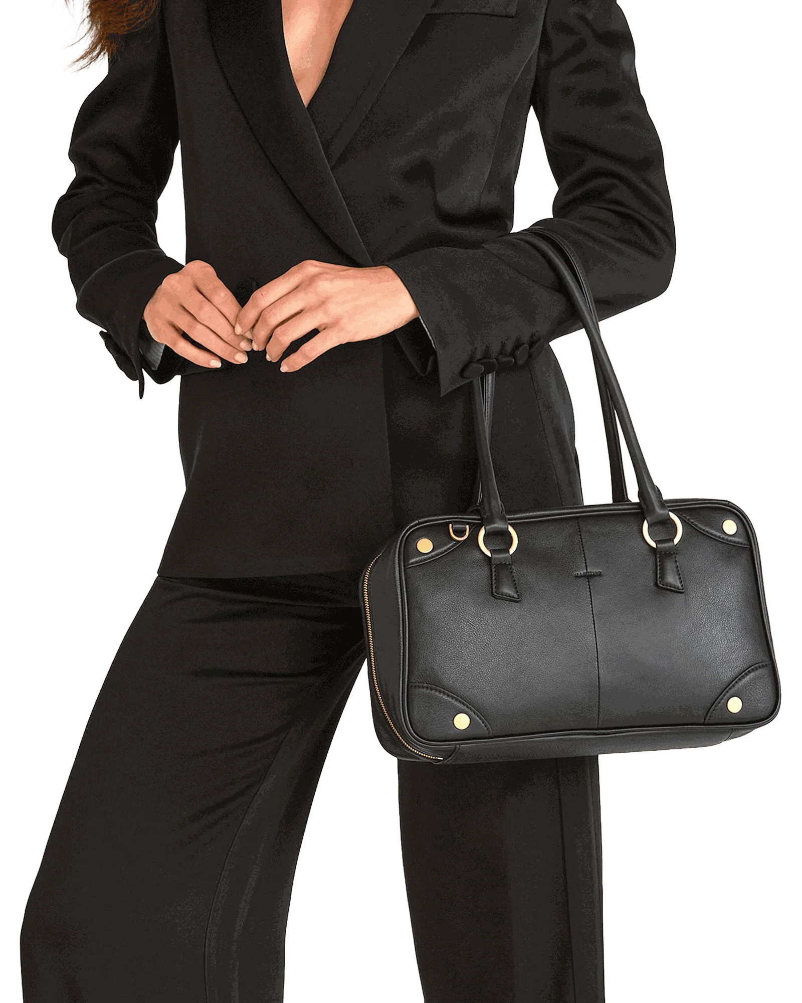 Meredith | Black/Brushed Gold | Med - Image 3