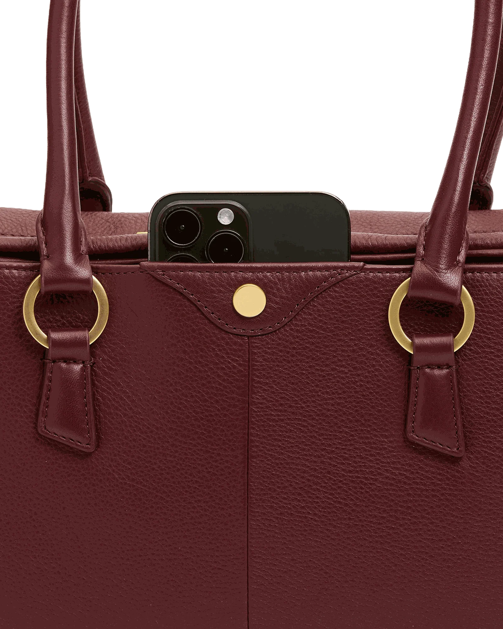 Meredith | Cherrywood Pebble/Brushed Gold | Med - Image 11