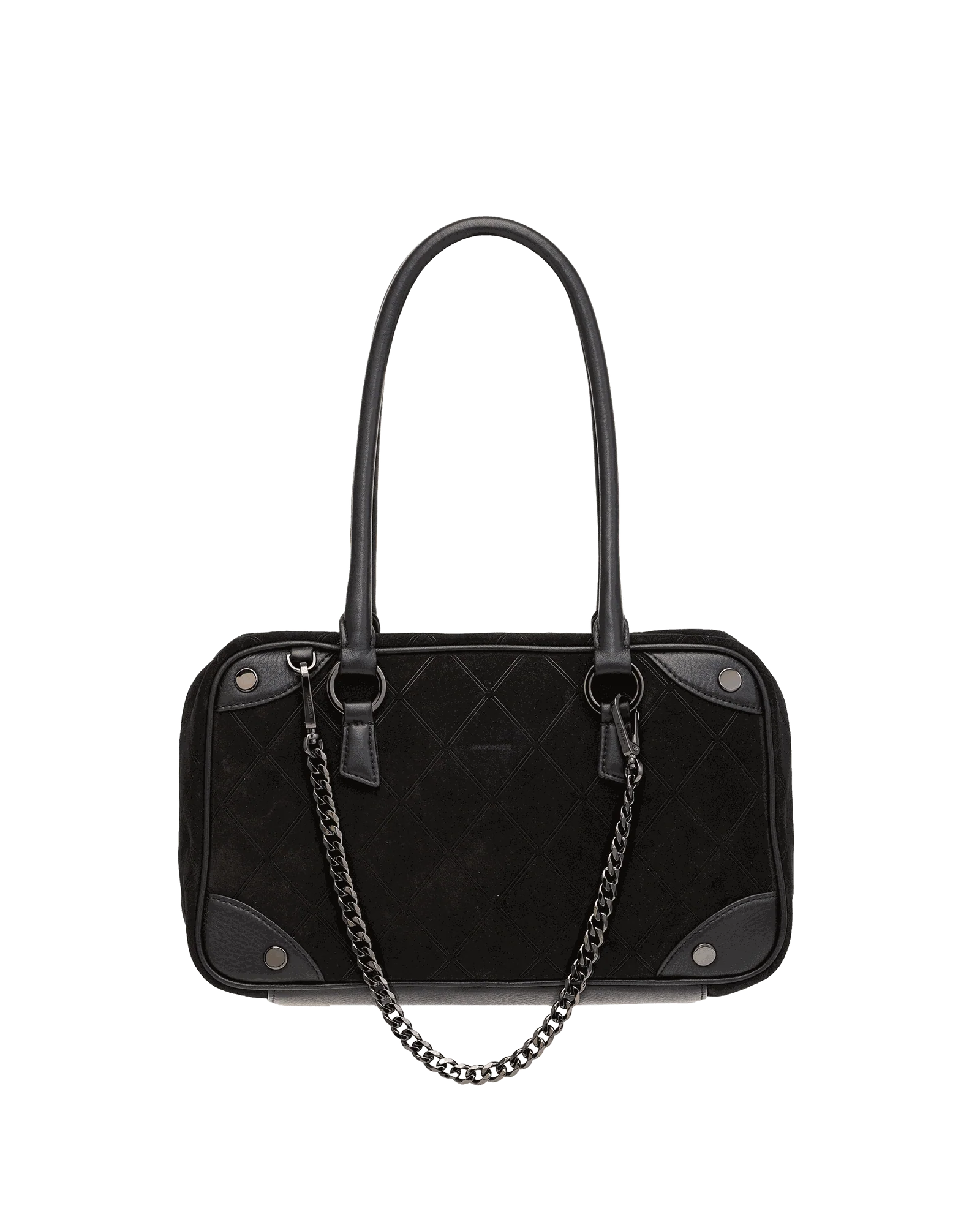 Meredith | Noir Diamond Suede/Gunmetal | Med - Image 9