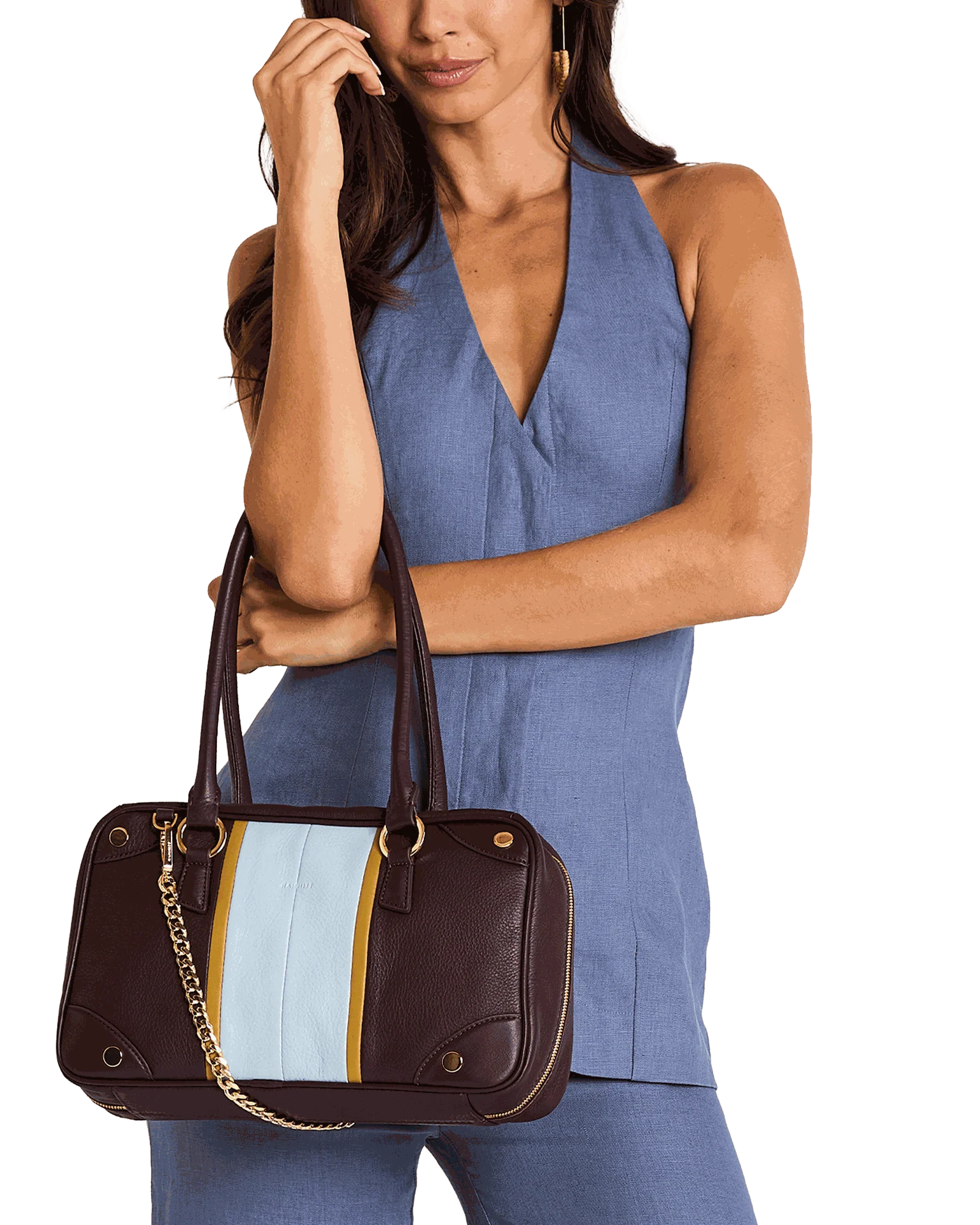 Meredith | Regatta Stripe/Gold | Med - Image 4