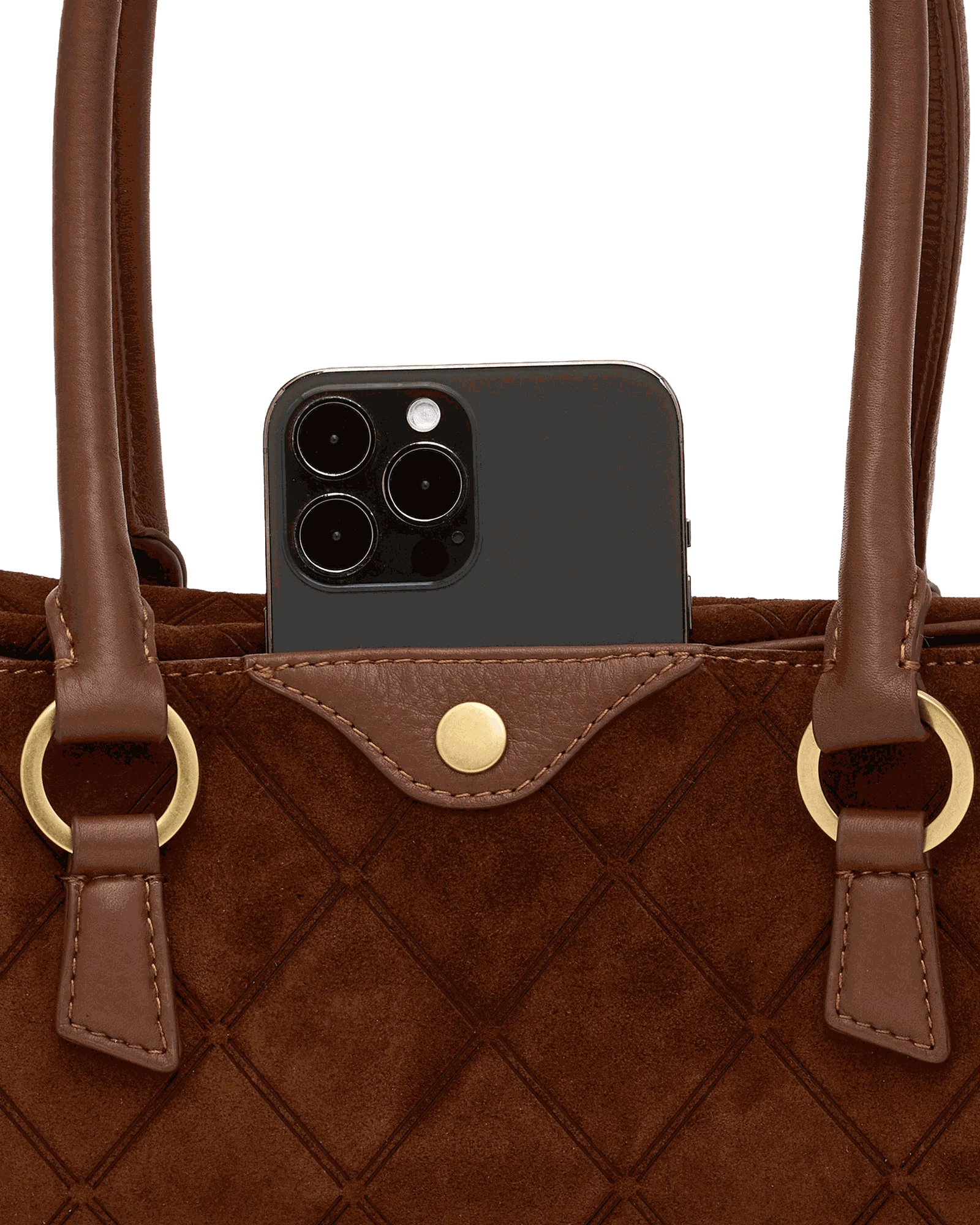 Meredith | Chocolate Diamond Suede/Antique Gold | Sml - Image 9