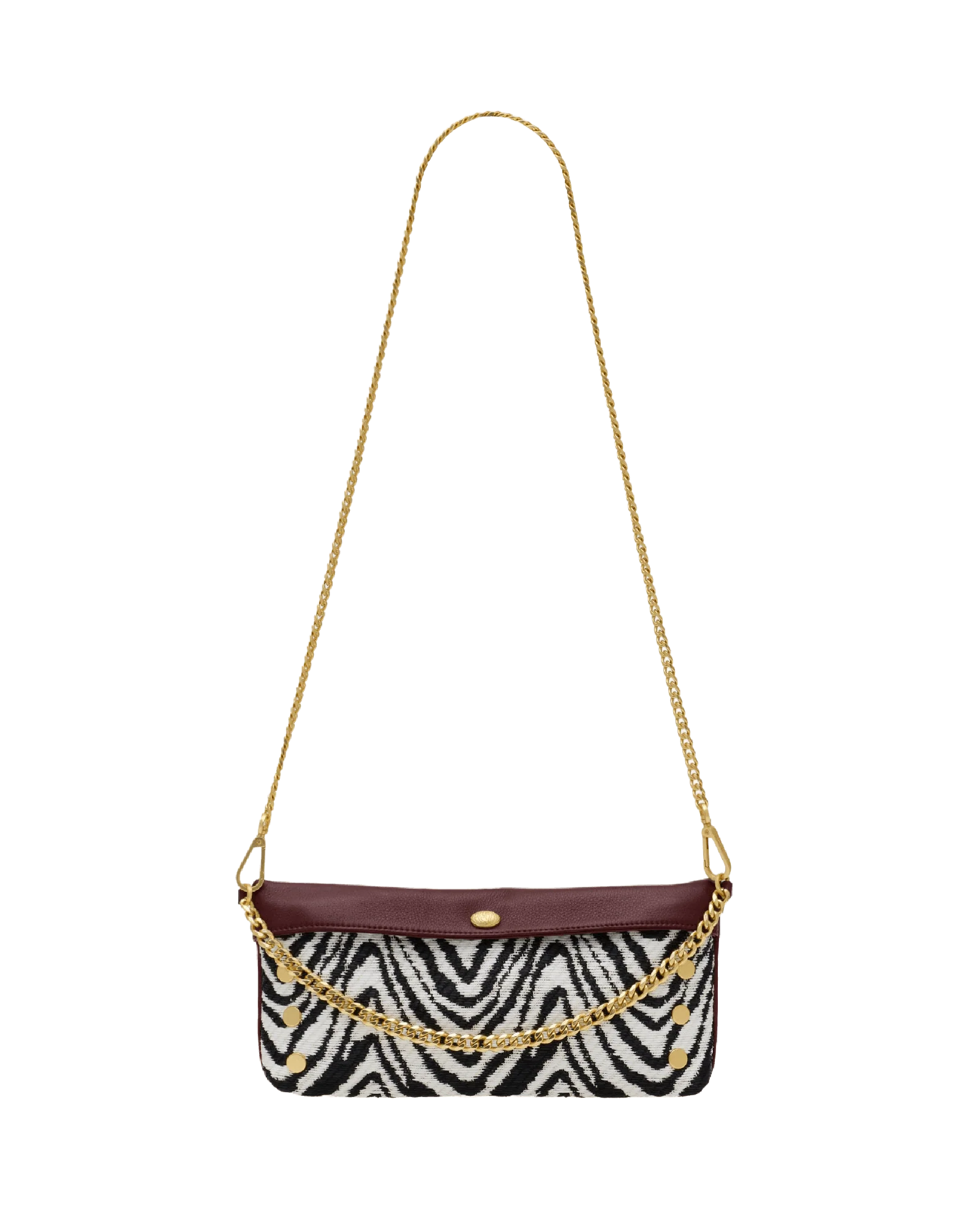 Metal Chain Long Strap | Brushed Gold - Image 3