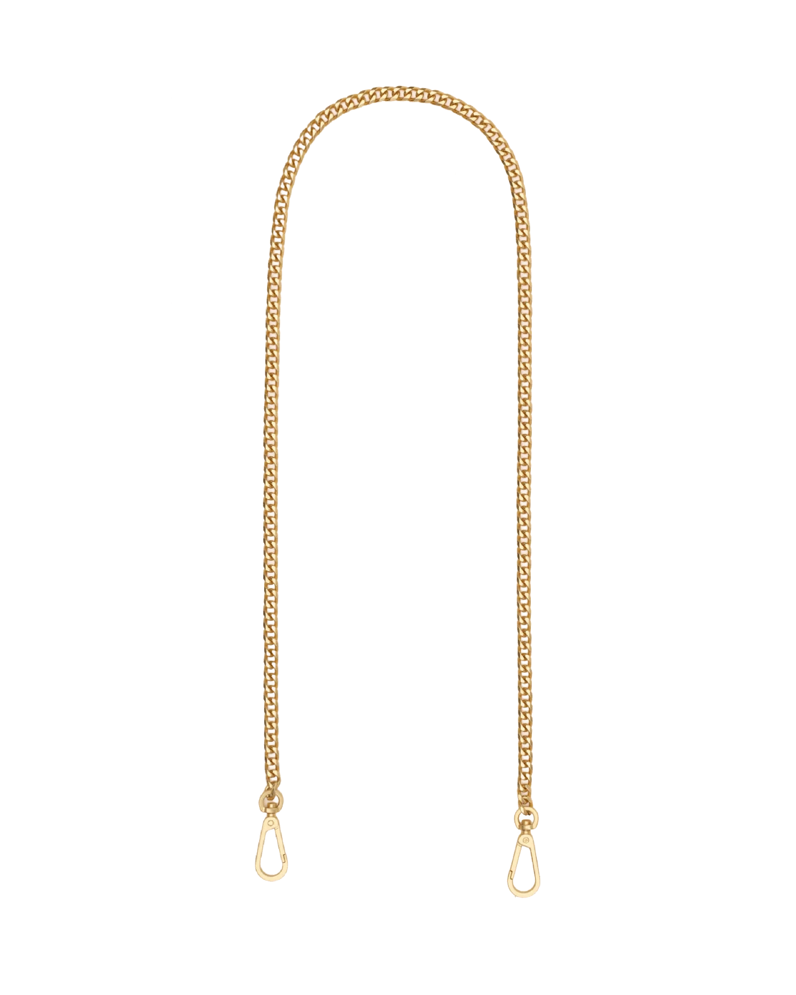 Metal Chain Long Strap | Brushed Gold - Image 7