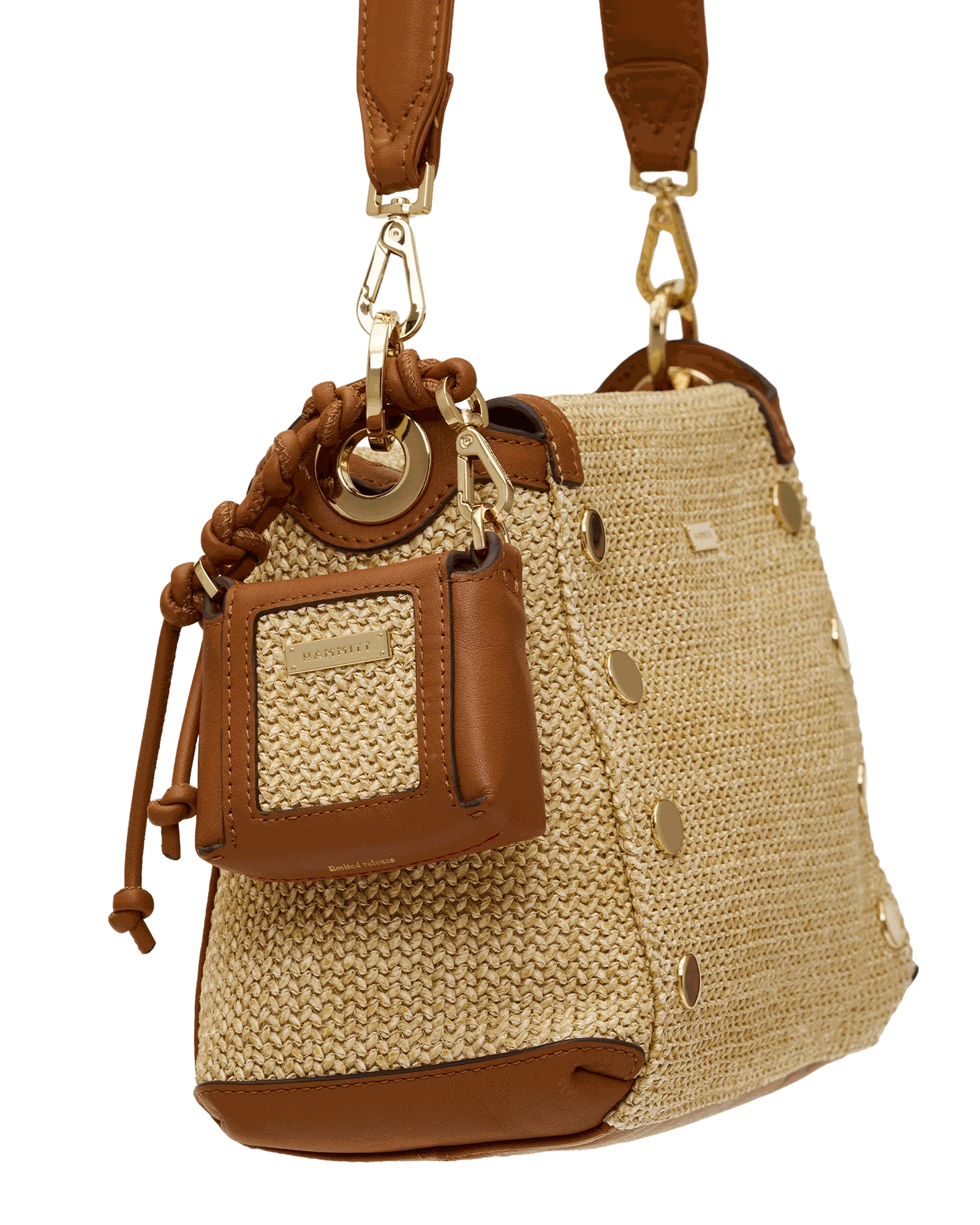 Mini B | Cocoa Raffia/Gold - Image 7