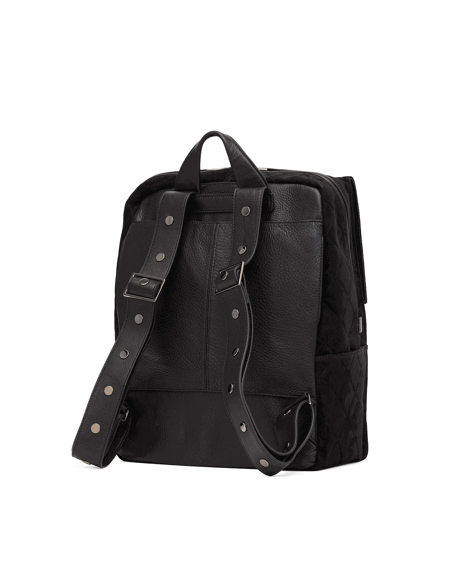 Montana Backpack | Noir Diamond Suede/Gunmetal | XL - Image 8