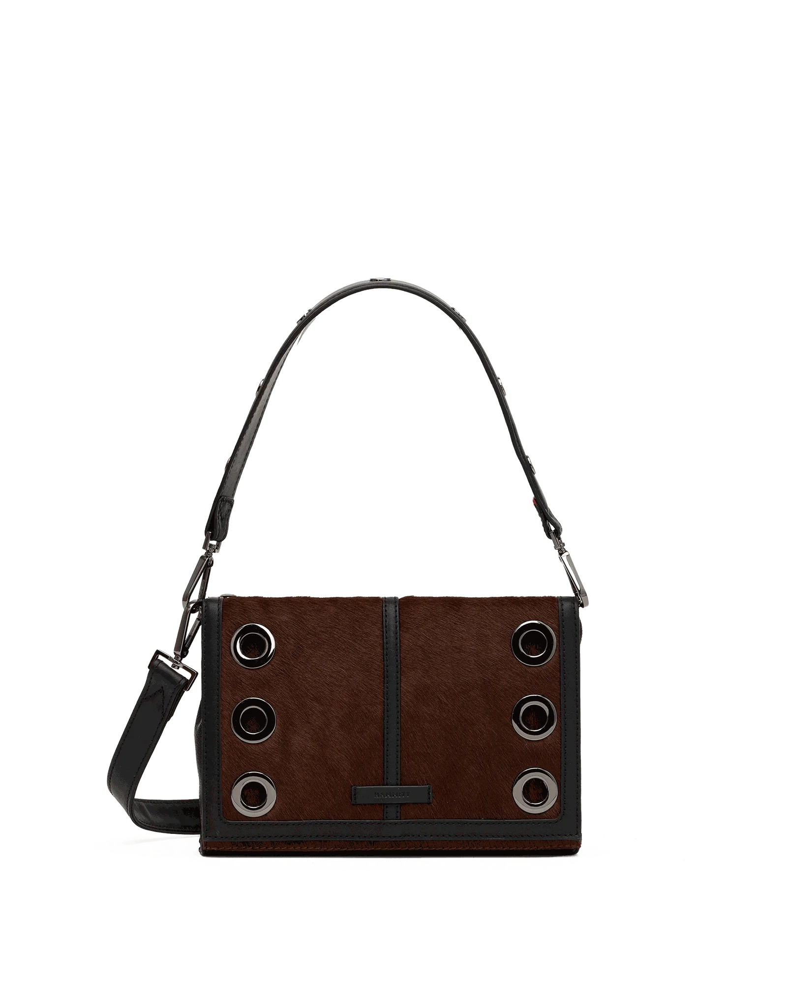 Montana Clutch | Calf Hair/Gunmetal | Sml
