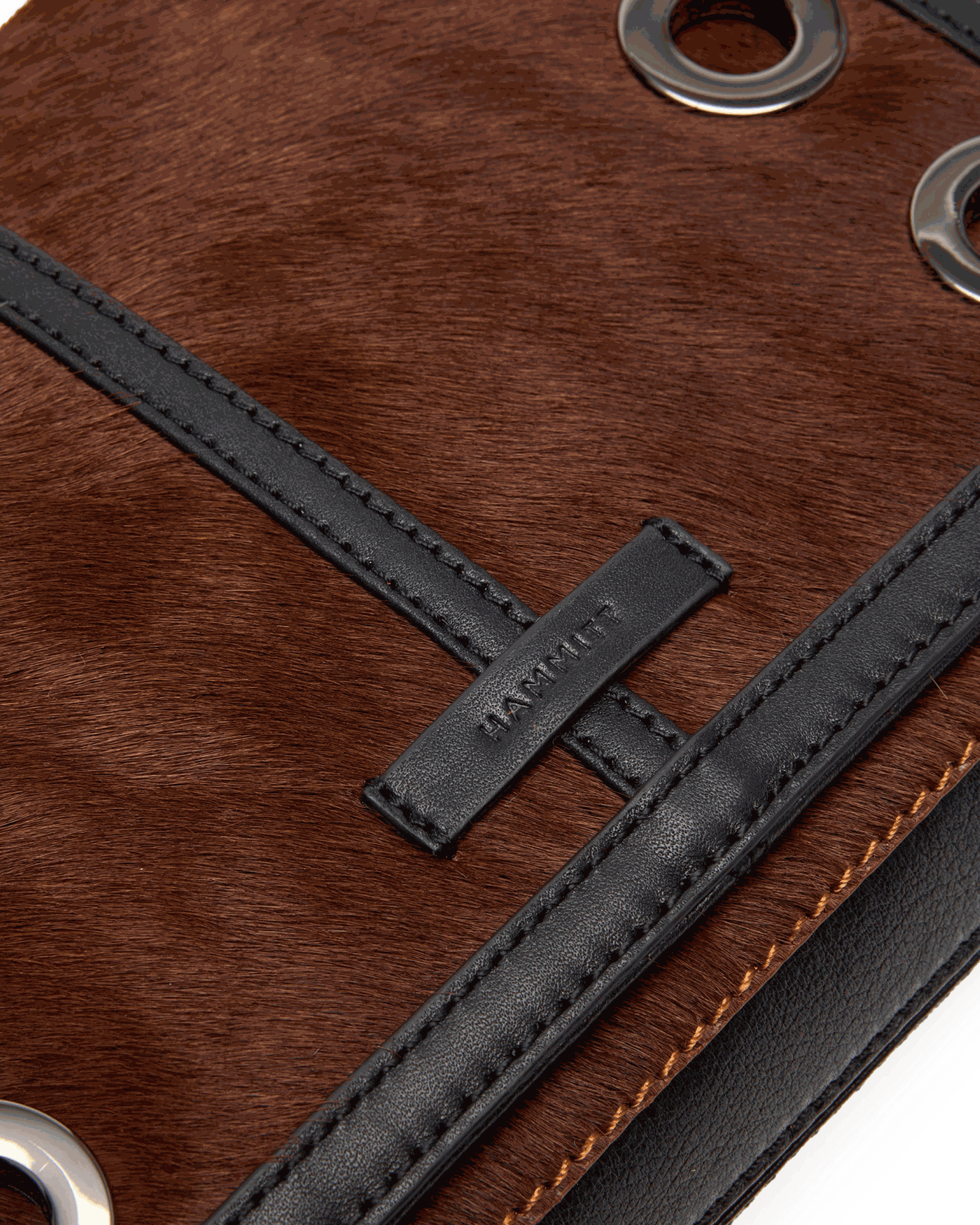 Montana Clutch | Calf Hair/Gunmetal | Sml - Image 9
