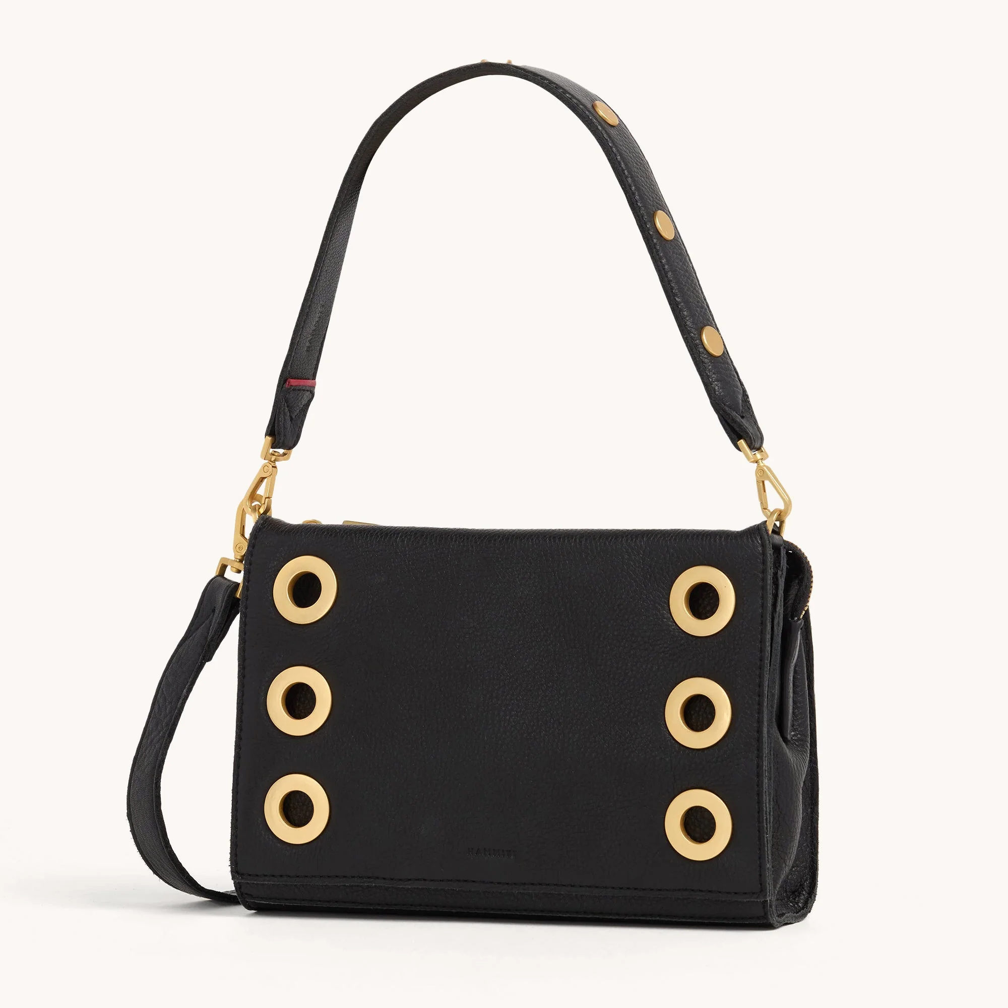 Montana Clutch | Black/Brushed Gold | Sml - Image 5